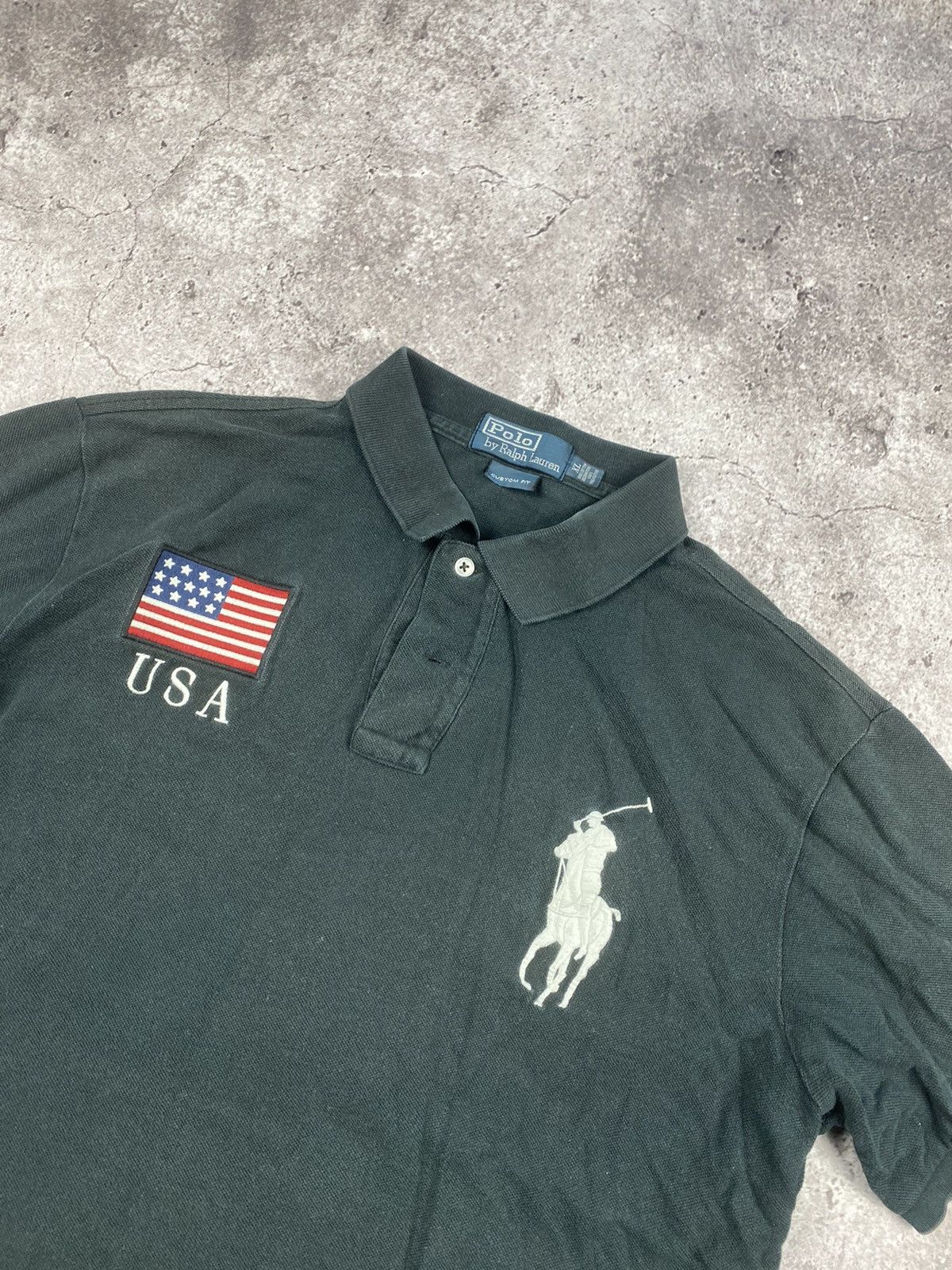 Polo Ralph Lauren Ralph Chief KeeF USA 3 America Polo Shirt Rare big logo Size US XL / EU 56 / 4 - 2 Thumbnail