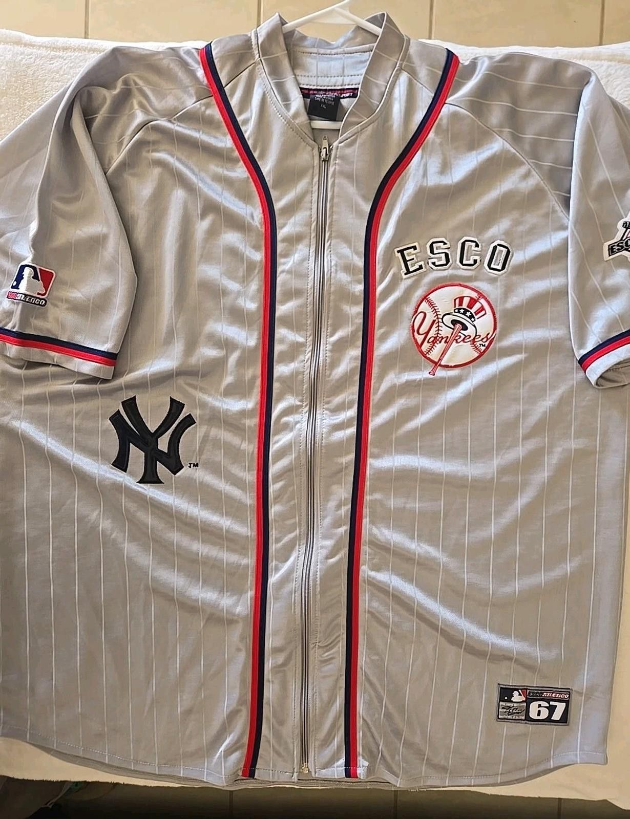 Other Vtg NY YANKEES MLB WILLIE ESCO 67 Zip Up JERSEY XXL SEWN Size US XXL / EU 58 / 5 - 2 Thumbnail