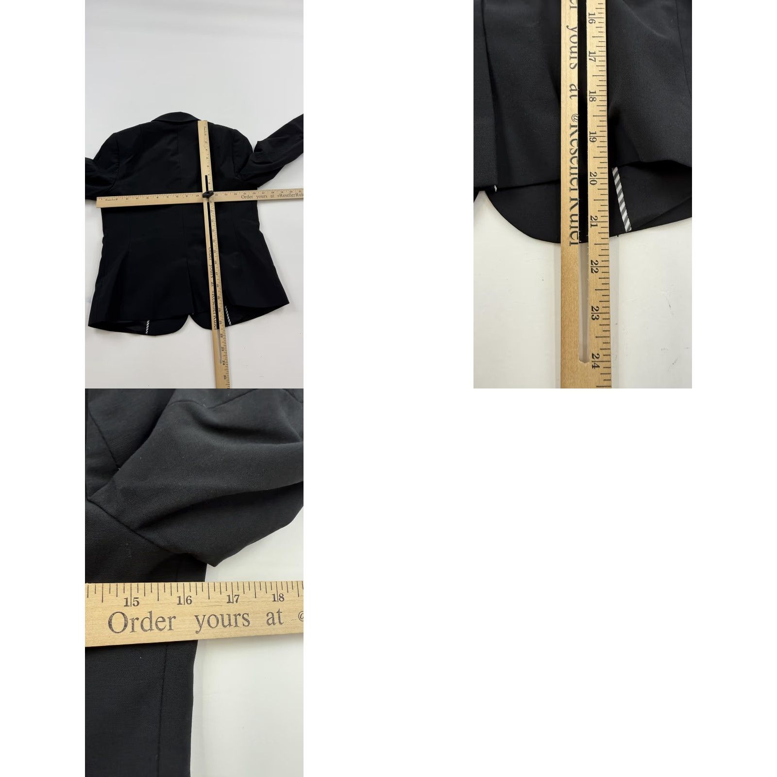 Banana Republic Banana Republic Blazer Womens Petite 0P Classic Fit Wool Blend Office Jacket Size XS / US 0-2 / IT 36-38 - 8 Thumbnail