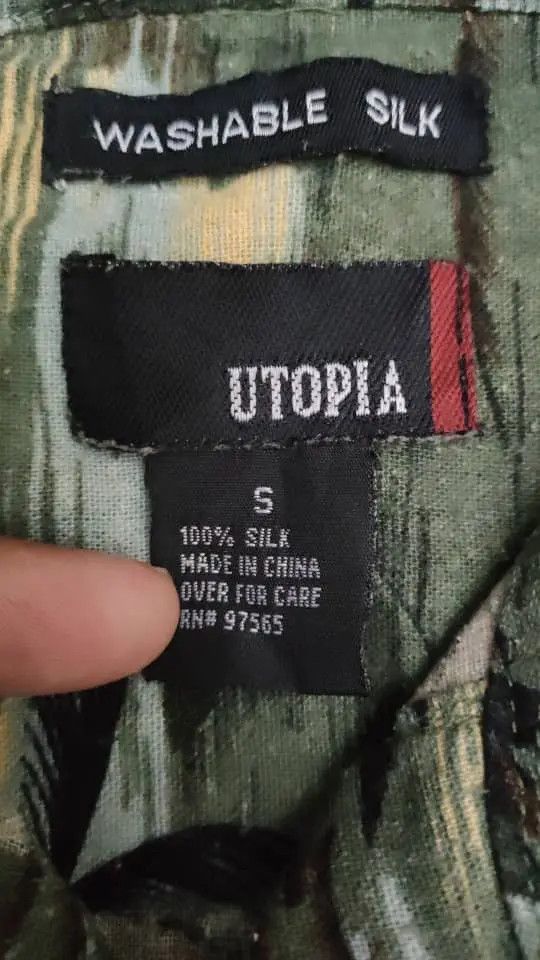 Other Utopia Silk Hawaiian Shirt Size US M / EU 48-50 / 2 - 3 Thumbnail