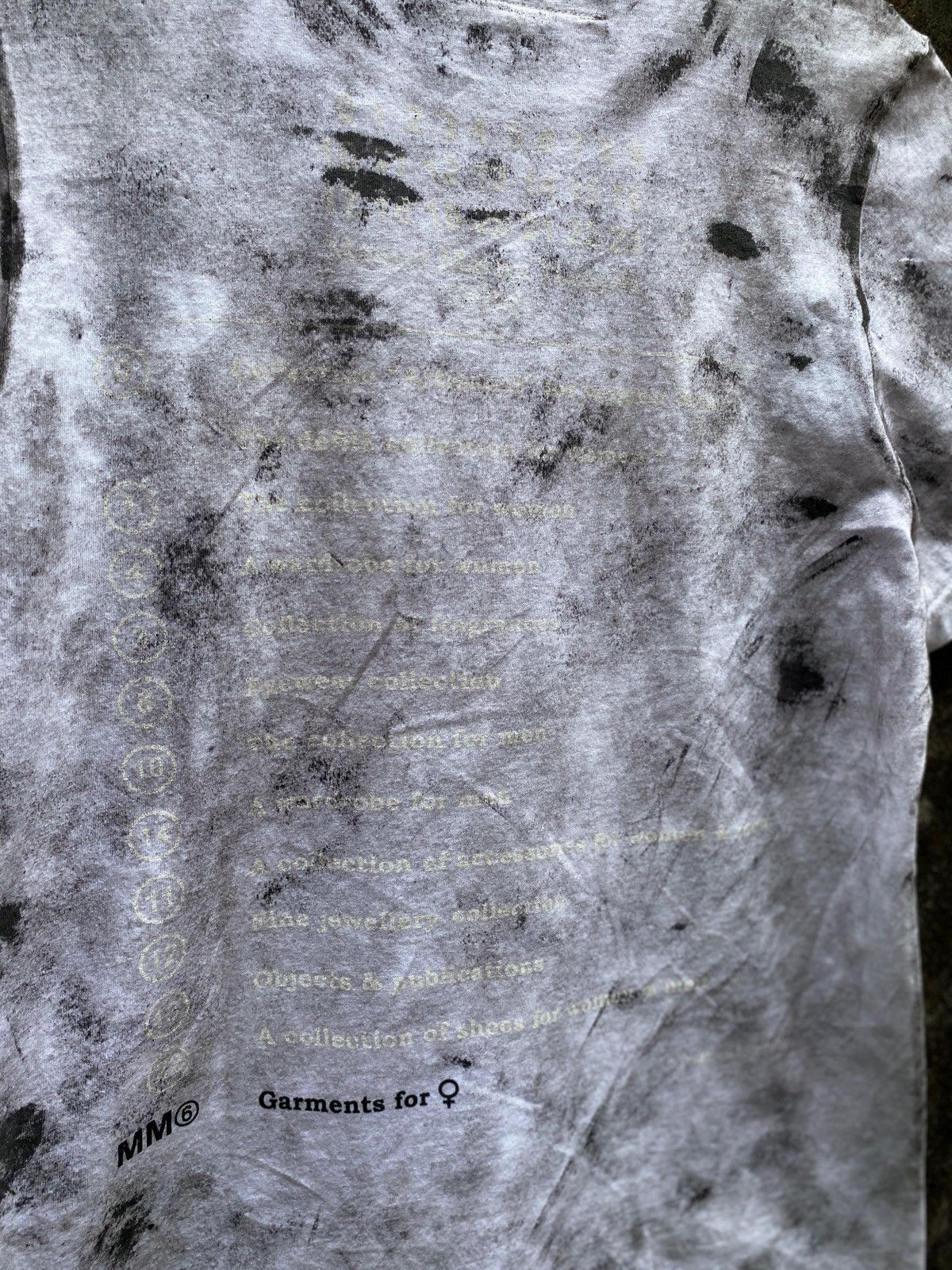 Maison Margiela Maison Margiela MM6 Trompe l’oeil Painted 1 of 1 T-shirt Size US S / EU 44-46 / 1 - 6 Thumbnail