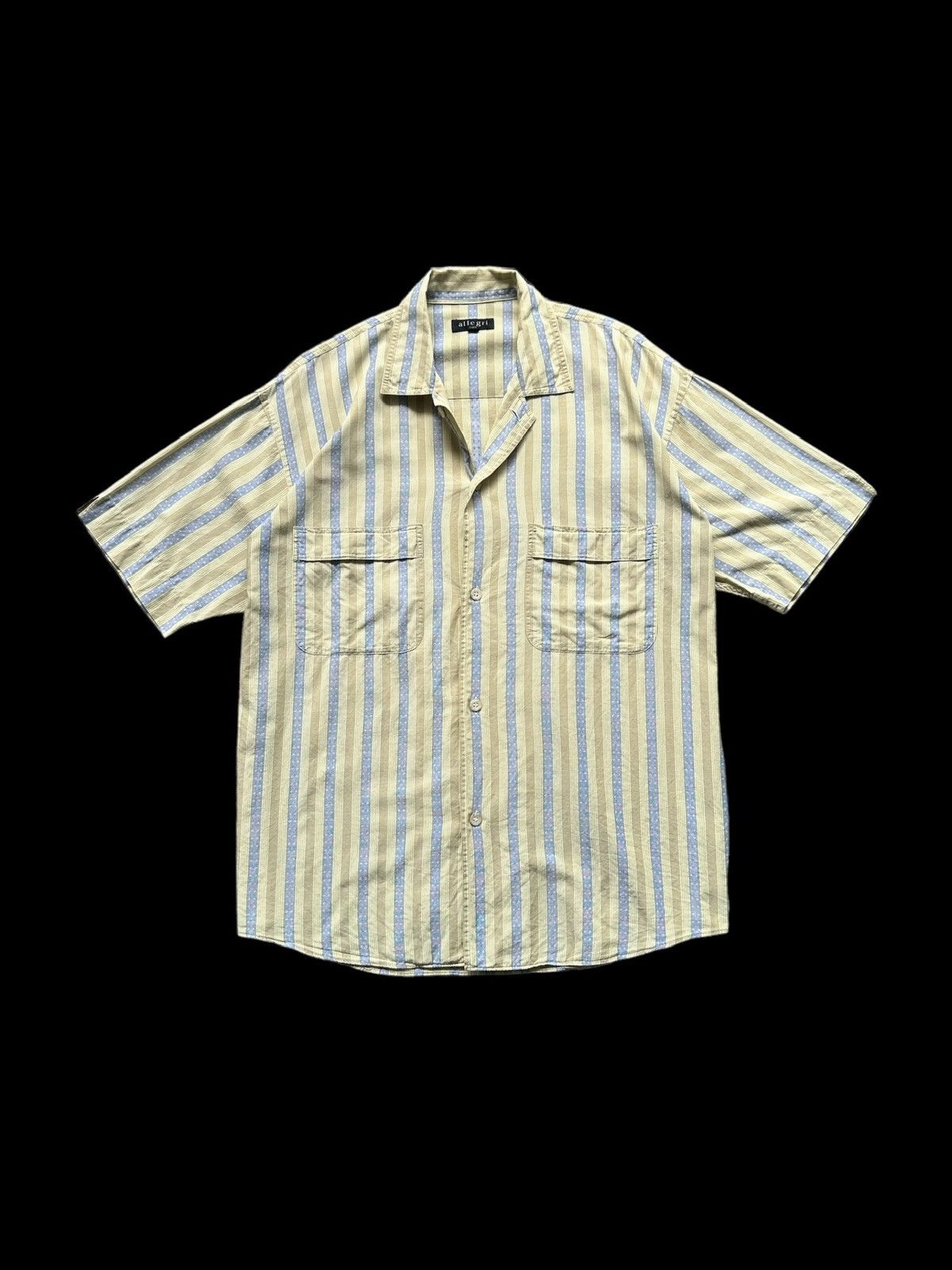 Allegri 90's Allegri open collar shirt [ Margiela era ] Size US L / EU 52-54 / 3 - 1 Thumbnail