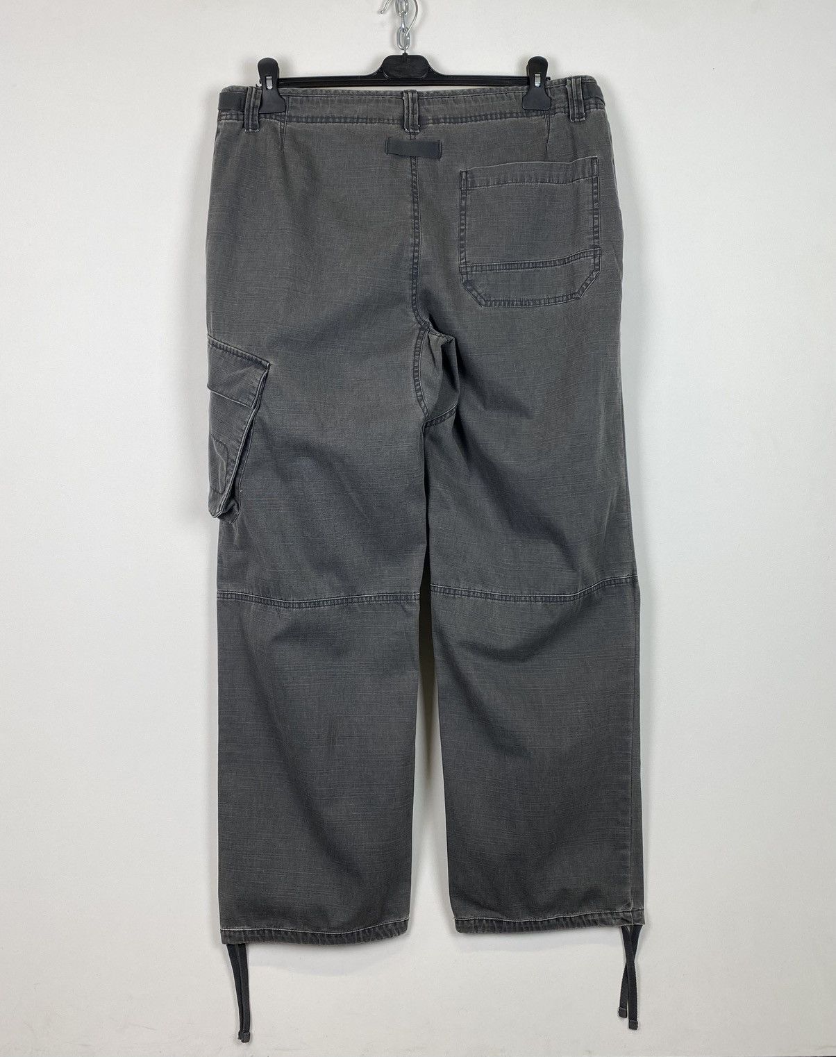 Nike Vintage Y2K Nike Washed Cargo Pants Travis Schott Style Grey Size US 34 / EU 50 - 15 Thumbnail