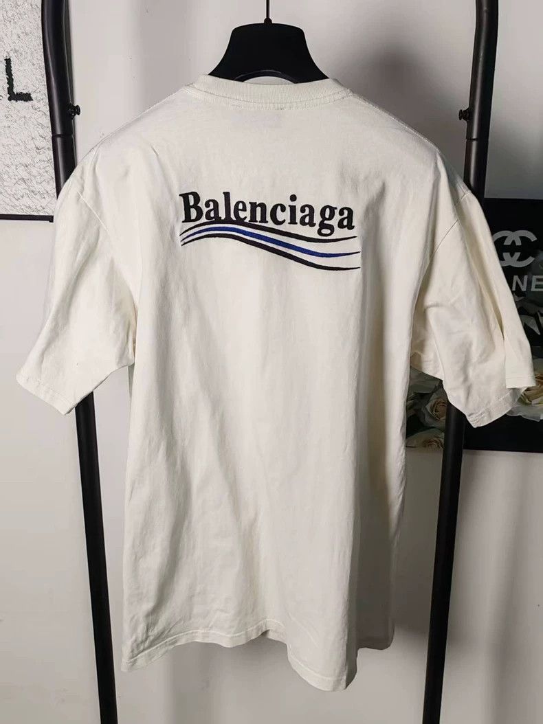 Balenciaga Balenciaga Wave Print T-Shirt Size US S / EU 44-46 / 1 - 2 Thumbnail