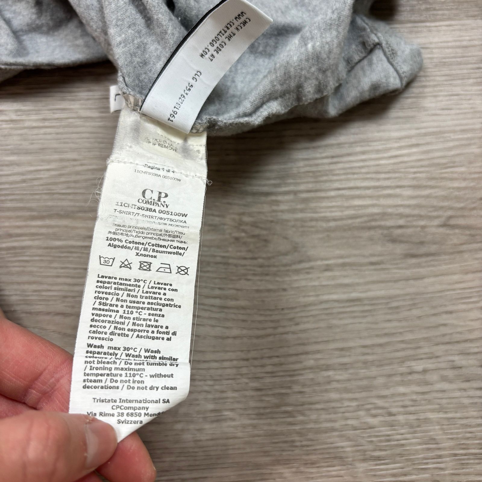 C.P. Company C.P. Company 30/1 Jersey Logo Label Short Sleeve Shirt Large Size US L / EU 52-54 / 3 - 11 Thumbnail
