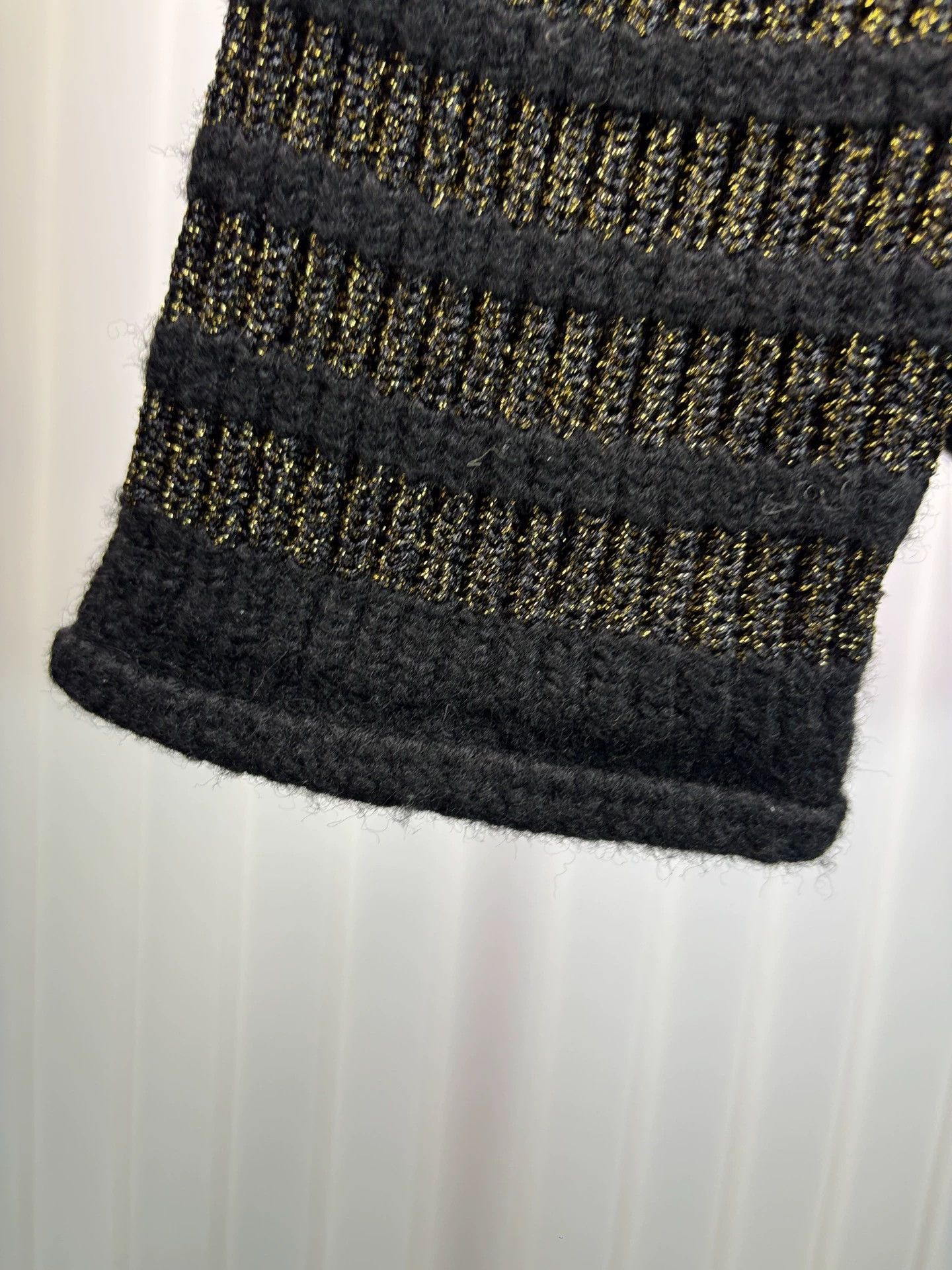 Jean Paul Gaultier JPG 96aw Cyber Knit Gold Stripe Sweater Size 48 Size US M / EU 48-50 / 2 - 3 Thumbnail