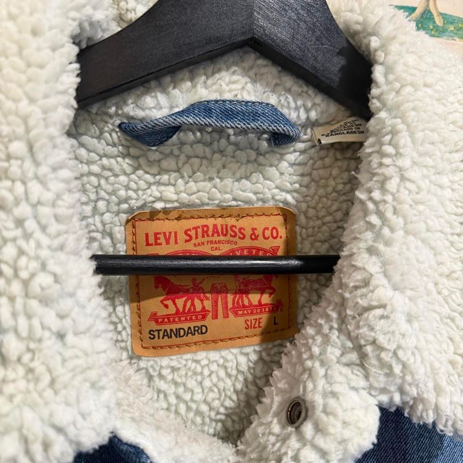 Levi's Levis blue denim jacket Size US L / EU 52-54 / 3 - 2 Thumbnail