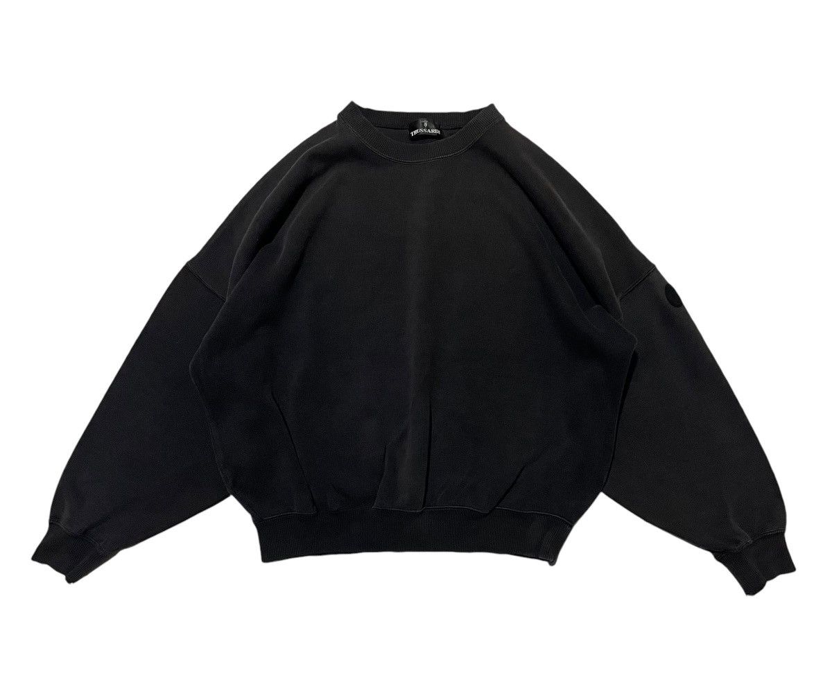 Trussardi × Vintage Trussardi Jeans Baggy Sweatshirt Size US M / EU 48-50 / 2 - 3 Thumbnail