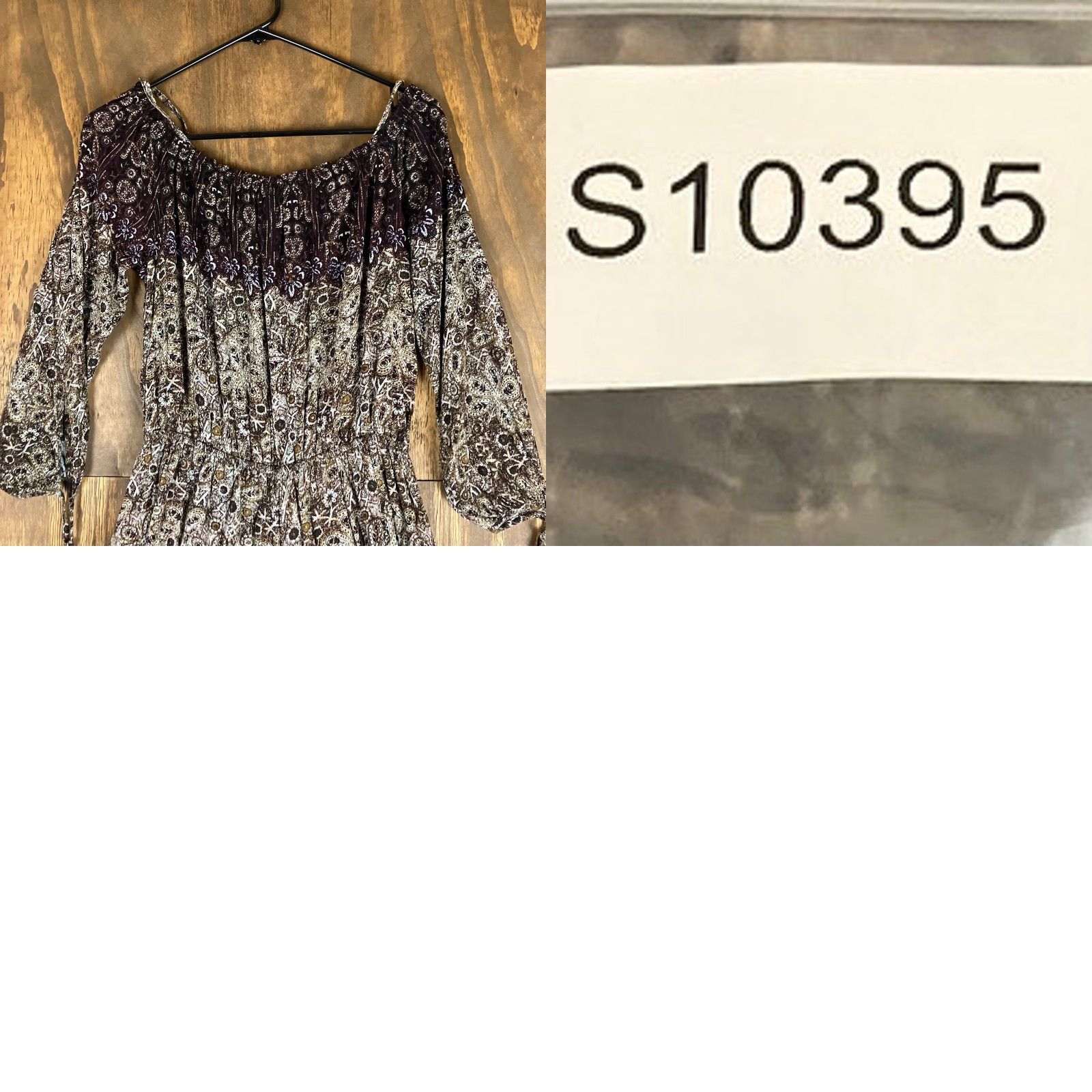 Free People Free People Romper Womens Brown So Divine Smocked Paisley 100% Rayon M Size 32" / US 10 / IT 46 - 9 Thumbnail