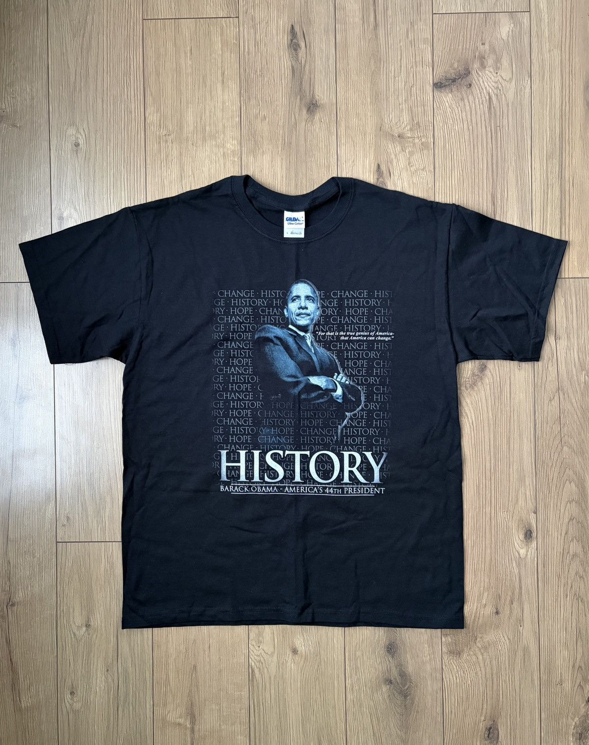 Band Tees Barack Obama 44th President USA T-shirt Size US L / EU 52-54 / 3 - 1 Thumbnail