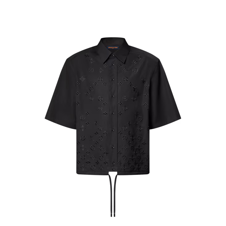 Louis Vuitton Monogram Flowers Embroidered Short-Sleeved Shirt Size US M / EU 48-50 / 2 - 1 Thumbnail