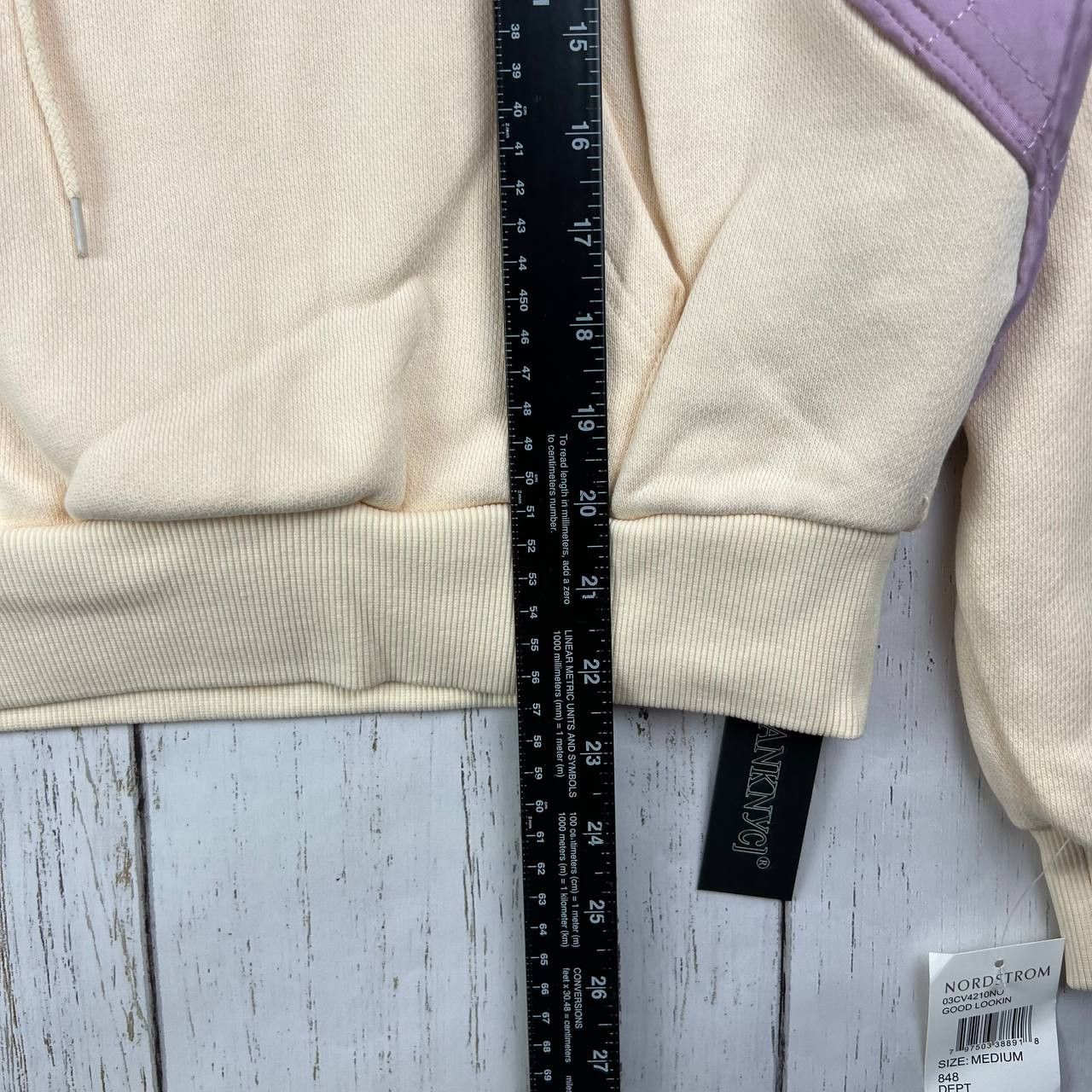 BLANKNYC BlankNYC Medium Good Lookin Patchwork Hoodie Jacket New Size M / US 6-8 / IT 42-44 - 5 Thumbnail