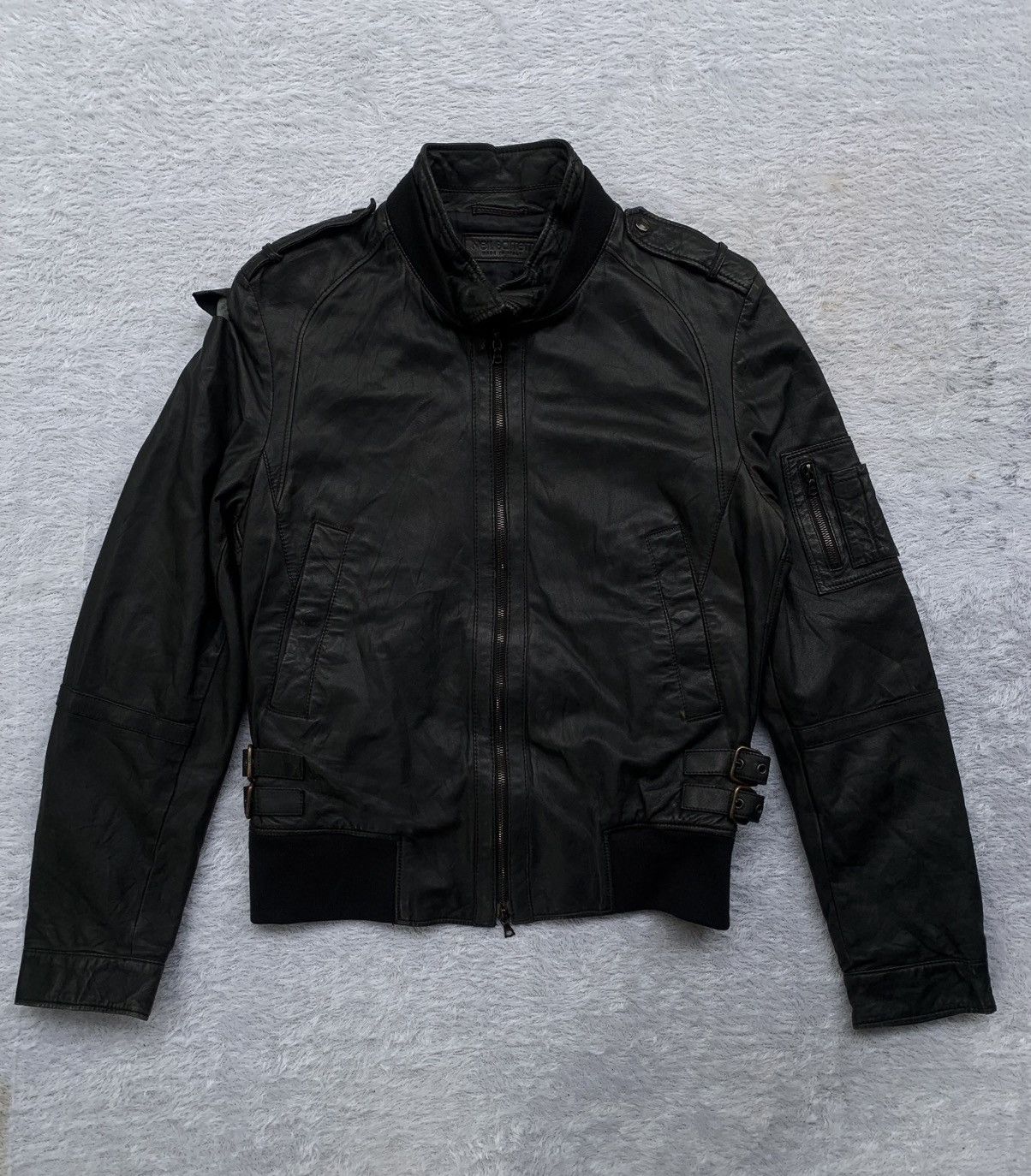 Neil Barrett Laced up military leather jacket Size US M / EU 48-50 / 2 - 6 Thumbnail