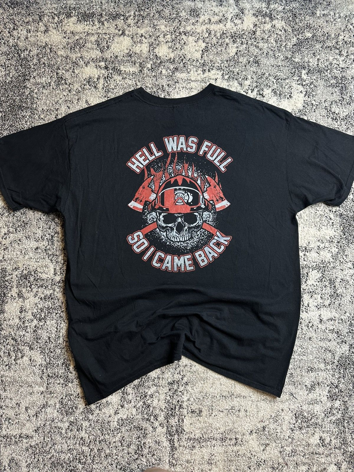 Vintage Gildan Vintage Tattoo Hell Was Full So I Came Back Size US XL / EU 56 / 4 - 1 Thumbnail