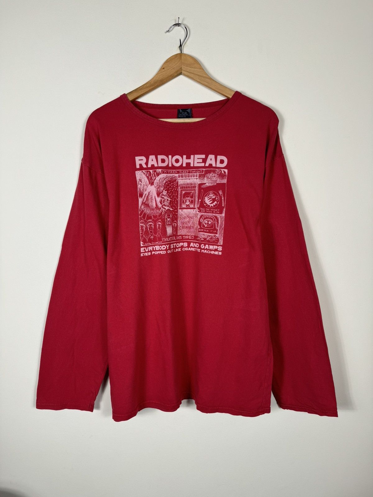 Band Tees RADIOHEAD STANLEY DONWOOD ART 2000 VINTAGE MADE BY WASTE Size US XXL / EU 58 / 5 - 1 Thumbnail
