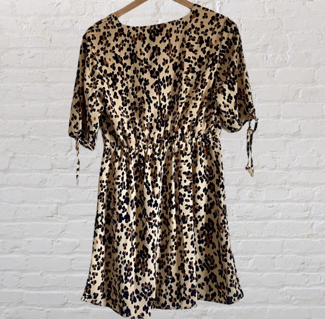 Other Q&A 3/4 SLEEVE LEOPARD ANIMAL PRINT DRESS Size M / US 6-8 / IT 42-44 - 8 Thumbnail