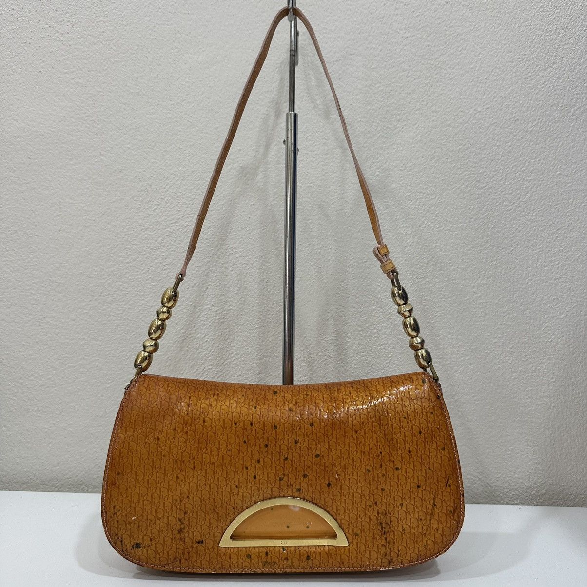 Dior ‼️LD‼️ CHRISTIAN DIOR MALICE OBLIQUE PATENT LEATHER SHOULDER Size ONE SIZE - 2 Thumbnail