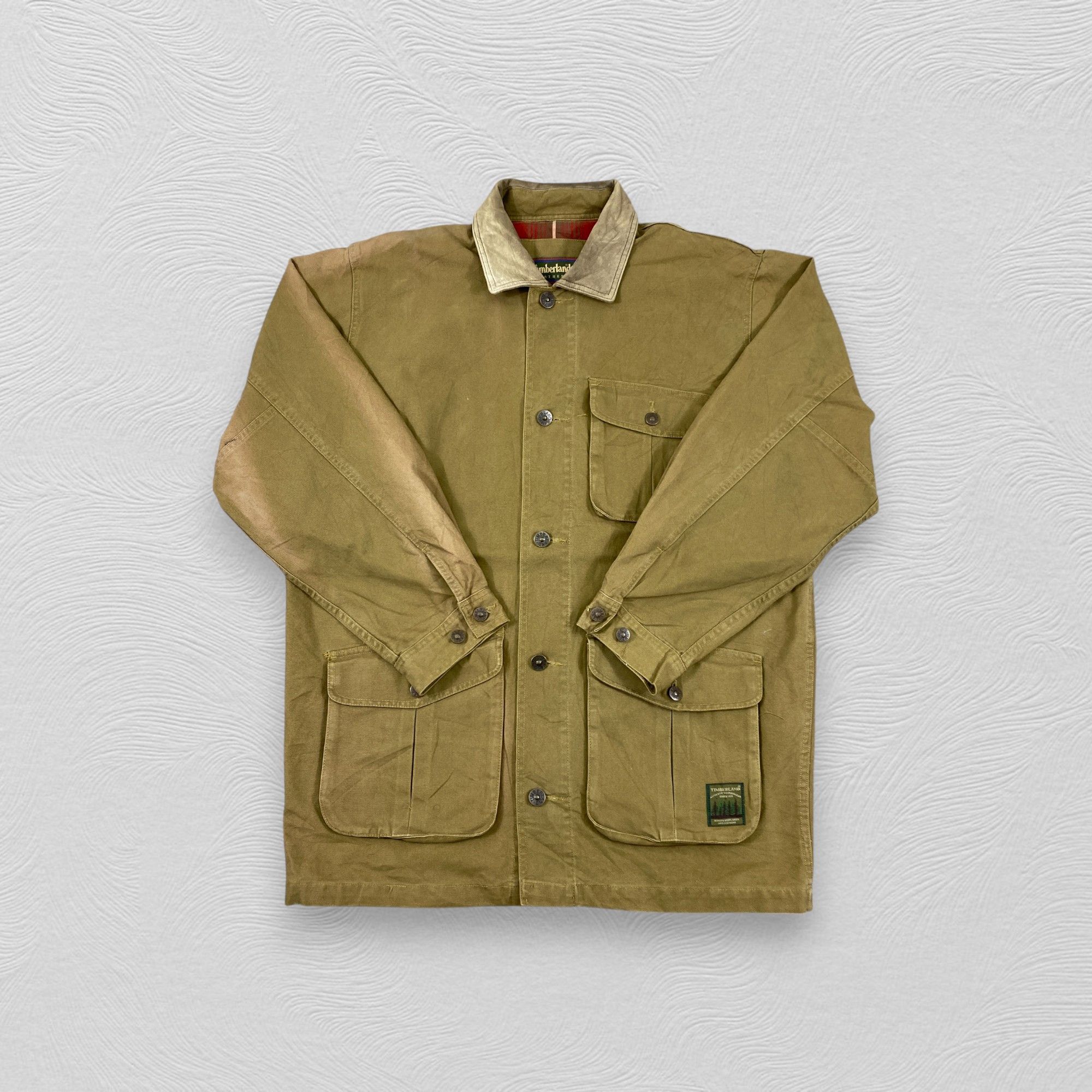 Japanese Brand Vintage Timberland Sun Faded Chore Japanese Jacket -J307 Size US XL / EU 56 / 4 - 4 Thumbnail