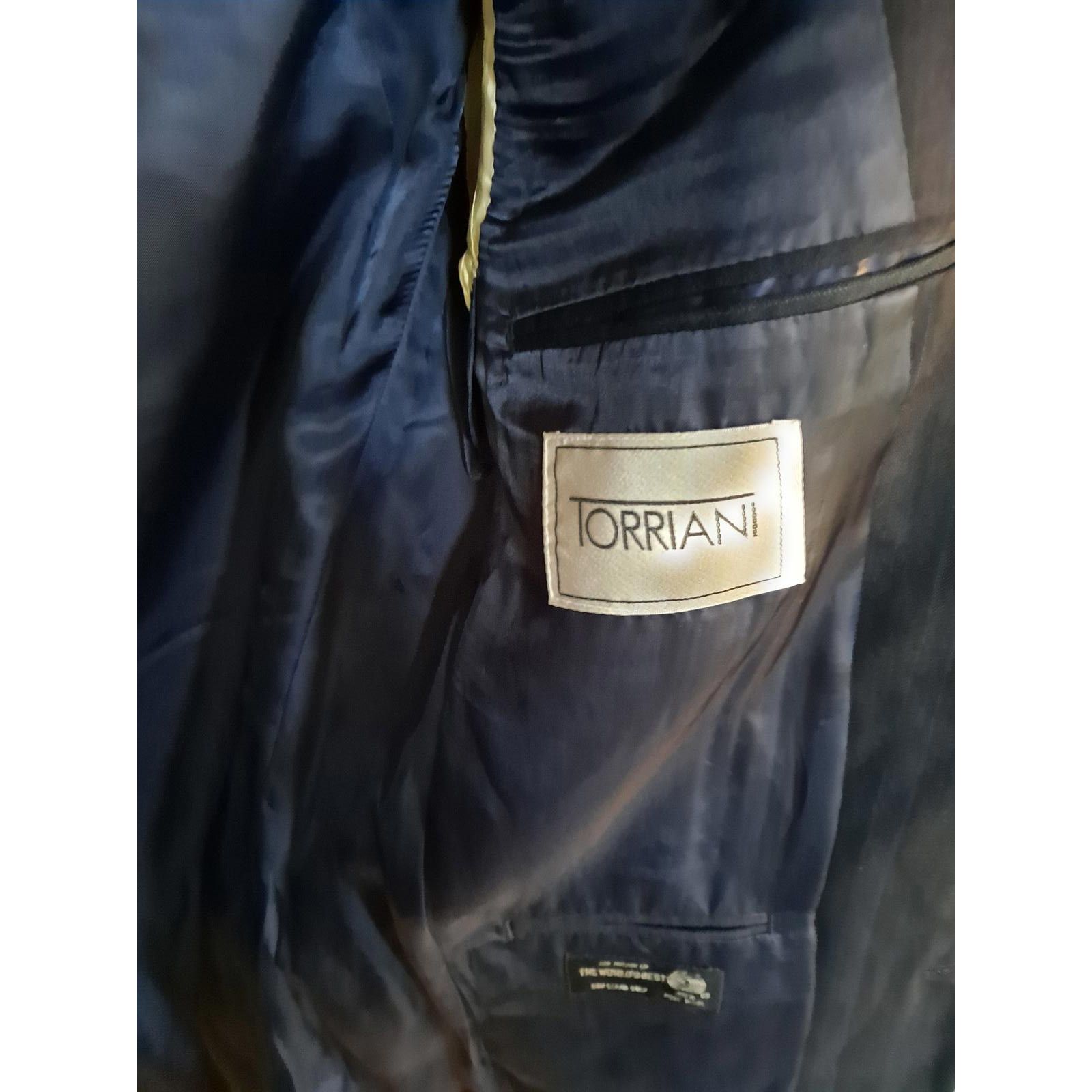 Other Torriani Blue 2 Button Blazer Size 38R - 4 Thumbnail