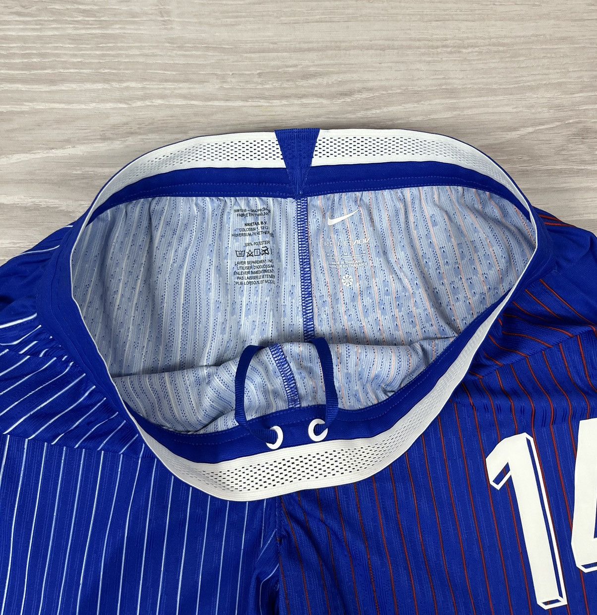 Nike Nike France 2025 #14 Rabiot Soccer Player Issue Match Shorts Size US 32 / EU 48 - 8 Thumbnail