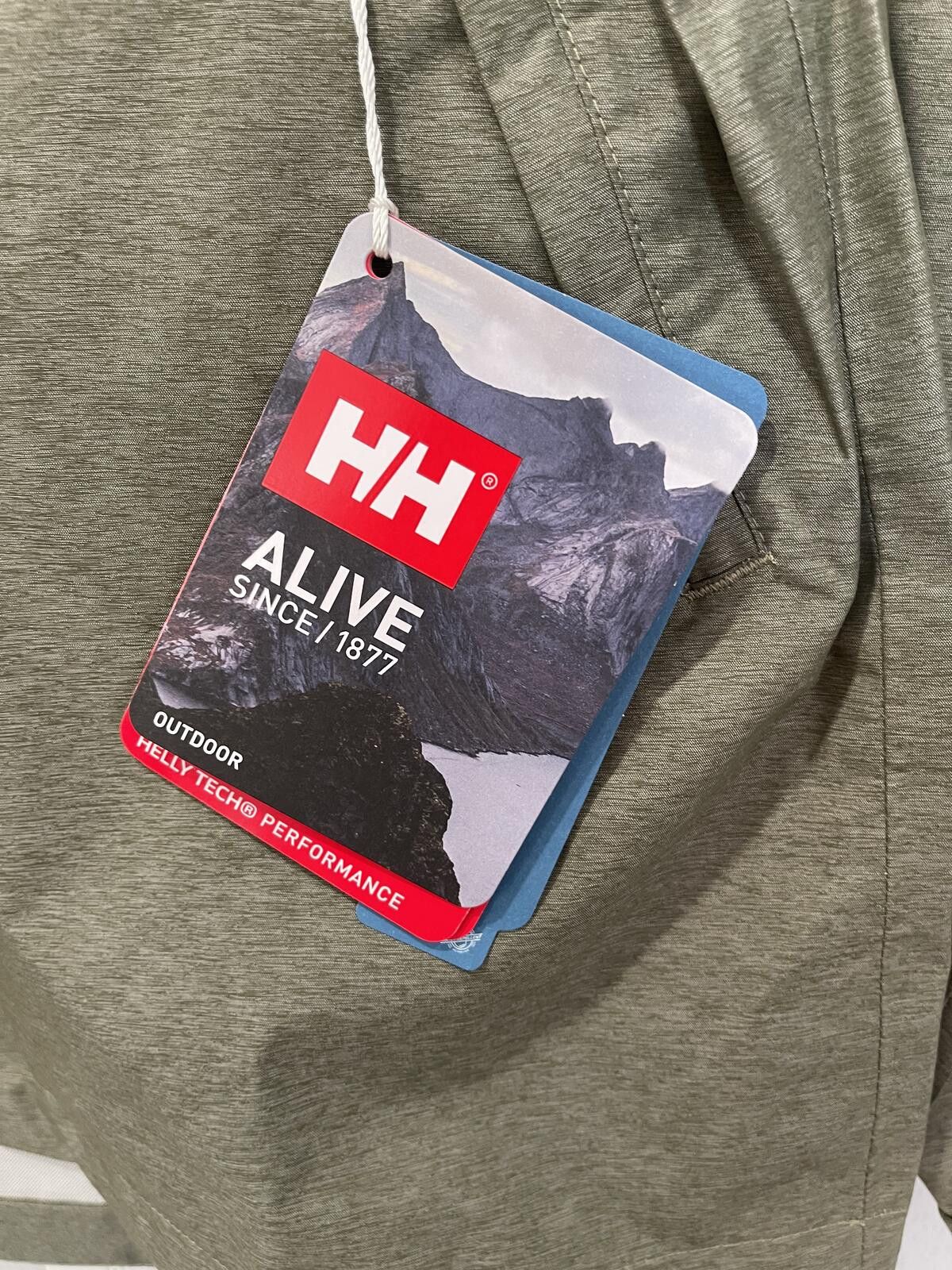 Helly Hansen Helly Hansen Waterproof Hooded Jacket Olive Green L/G Size L / US 10 / IT 46 - 4 Thumbnail