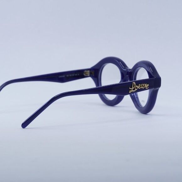 Loewe 🕶️ New Loewe LW50048I 092 Eyeglasses - Shiny Navy Blue Fram Size ONE SIZE - 6 Thumbnail