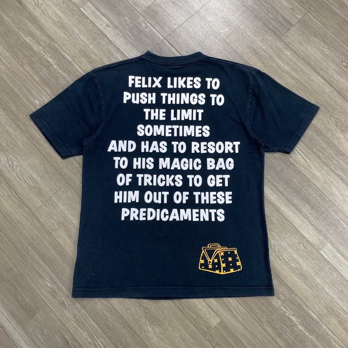 Cartoon Network 1990s Vintage Felix The Cat Iconic Logo Poem Cartoon Tee Size US M / EU 48-50 / 2 - 9 Thumbnail