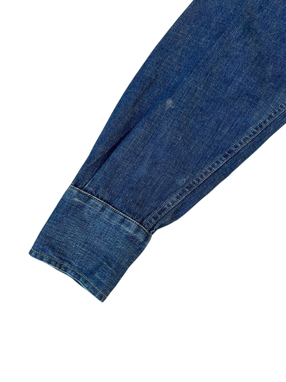 Levi's Vintage 2000 Levi’s Longhorn Snap Button Denim Western Shirt Size US L / EU 52-54 / 3 - 9 Thumbnail