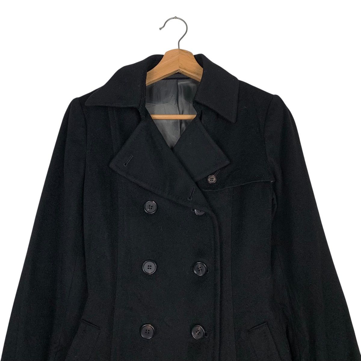 Japanese Brand Kiyoko Takase Japanese Designer Double Breasted Coat Size S / US 4 / IT 40 - 2 Thumbnail