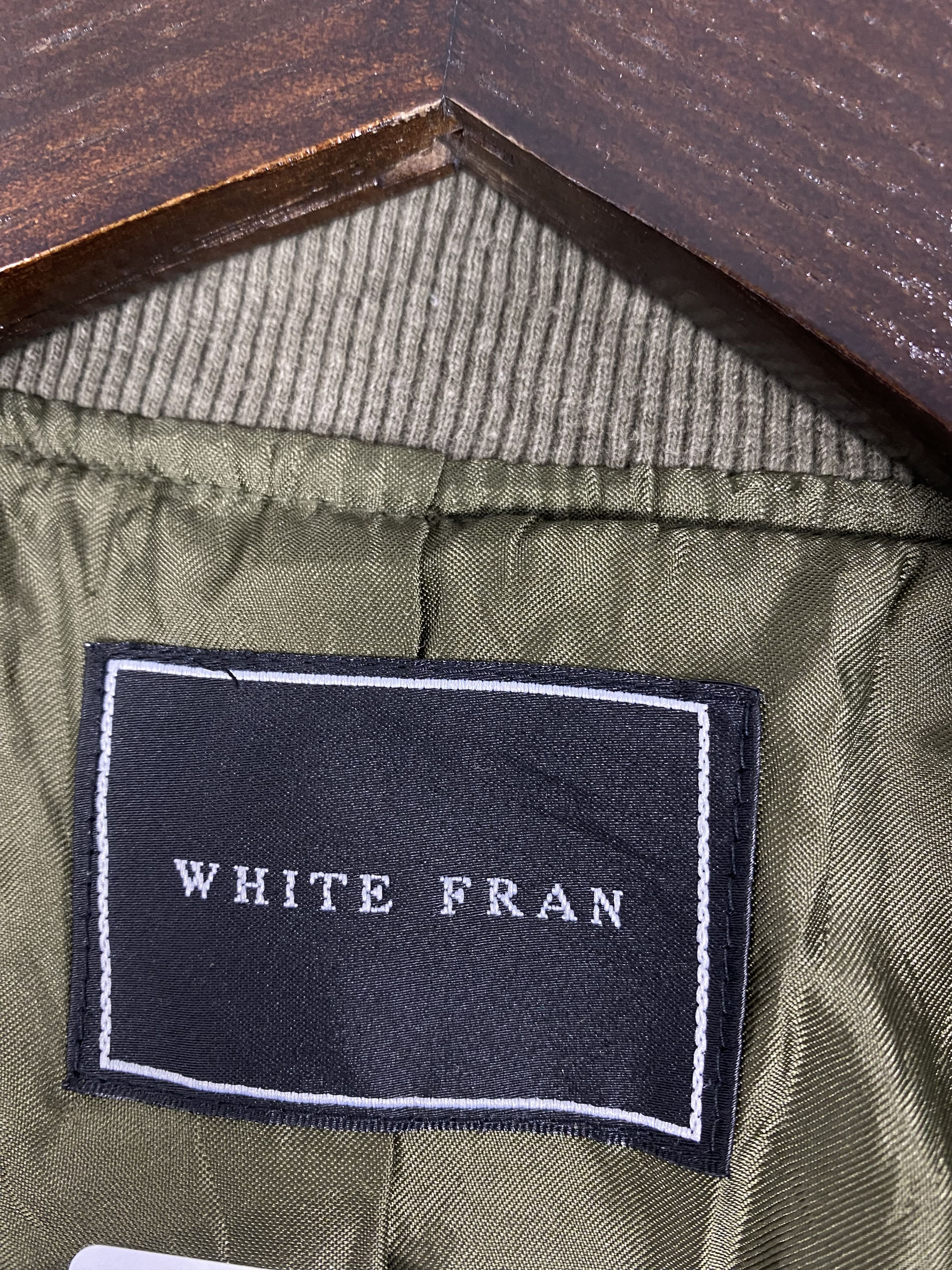Japanese Brand Vintage White Fran Zip Up Bomber Jacket Size US M / EU 48-50 / 2 - 9 Thumbnail