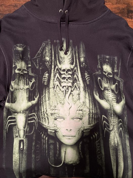 Supreme Supreme H.R Giger Hoodie FW14 | Grailed