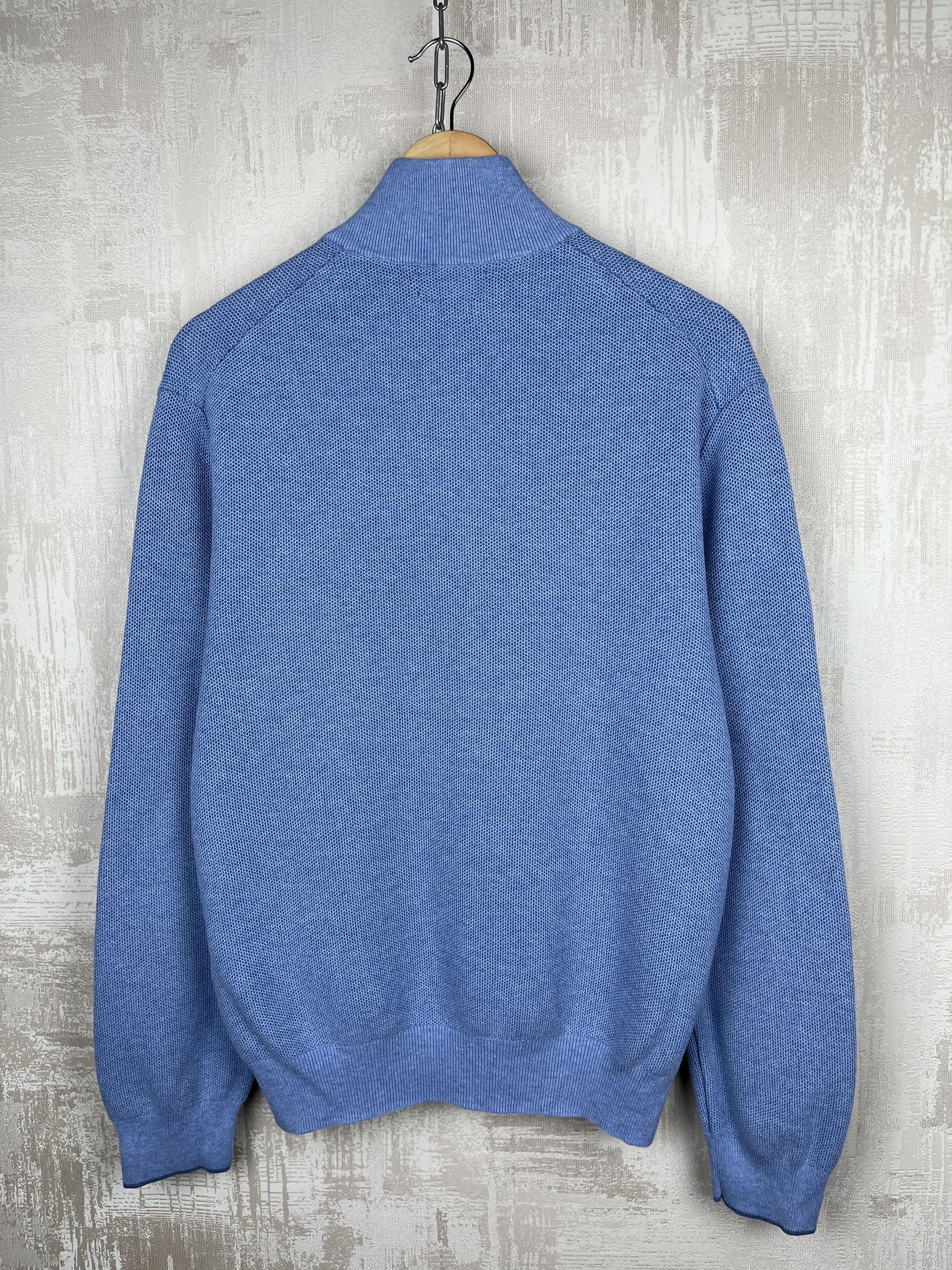 Polo Ralph Lauren Polo Ralph Lauren Half Zip Pullover Sweater Pima Cotton Size US L / EU 52-54 / 3 - 13 Thumbnail