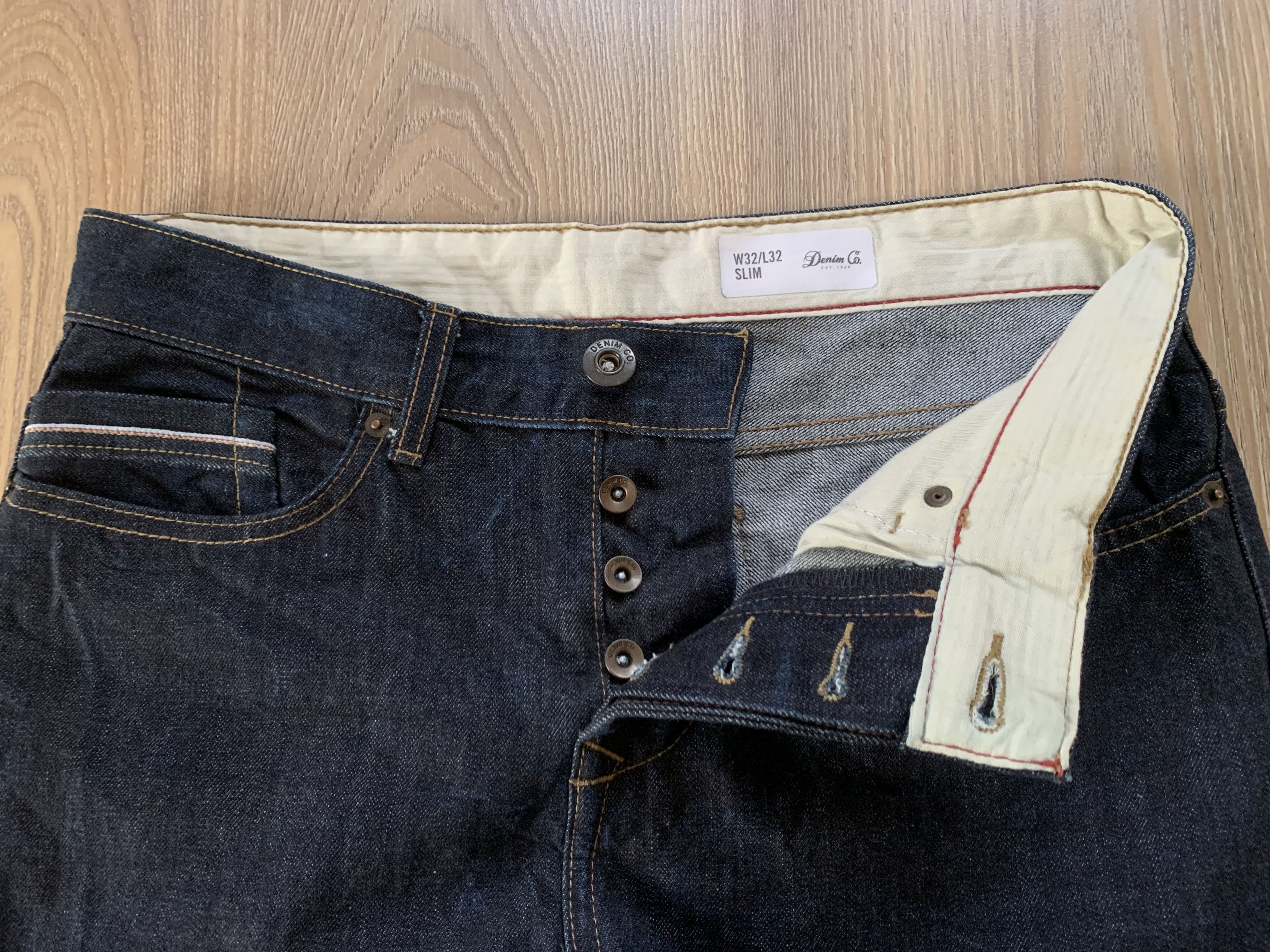 Denim & Co. Denim Co Slim Selvedge Jeans Size US 32 / EU 48 - 5 Thumbnail