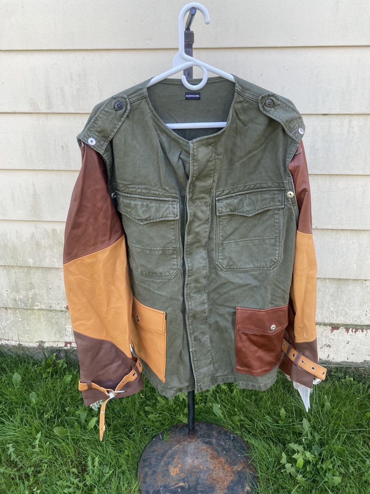 Japanese Brand BODYSONG REBelgianV SKU BS220403OSBrown One Size Coat Jacket Size US L / EU 52-54 / 3 - 3 Thumbnail