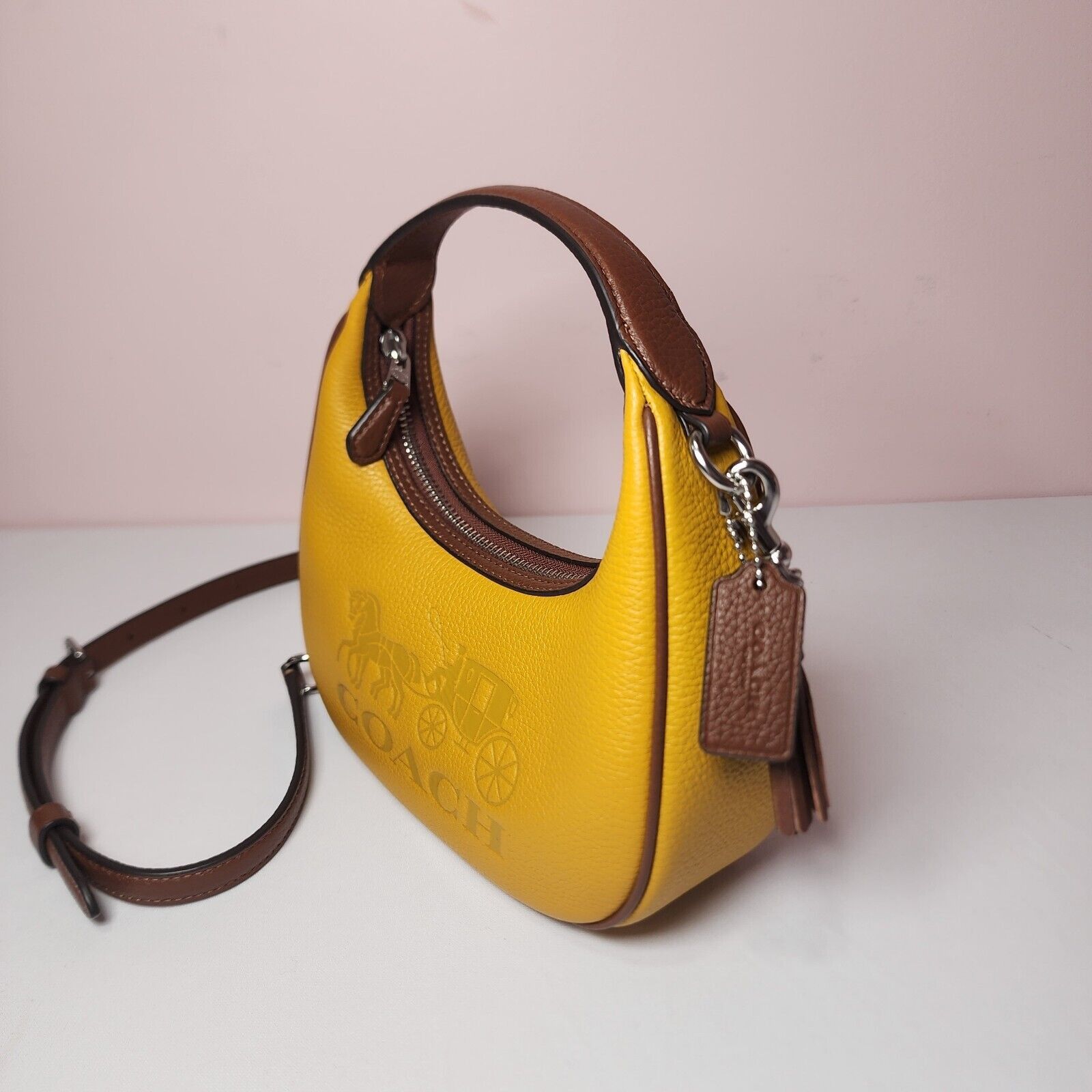 Coach NWT Coach CT884 Carmen Mini Colorblock Yellow Gold Multi Size ONE SIZE - 2 Thumbnail