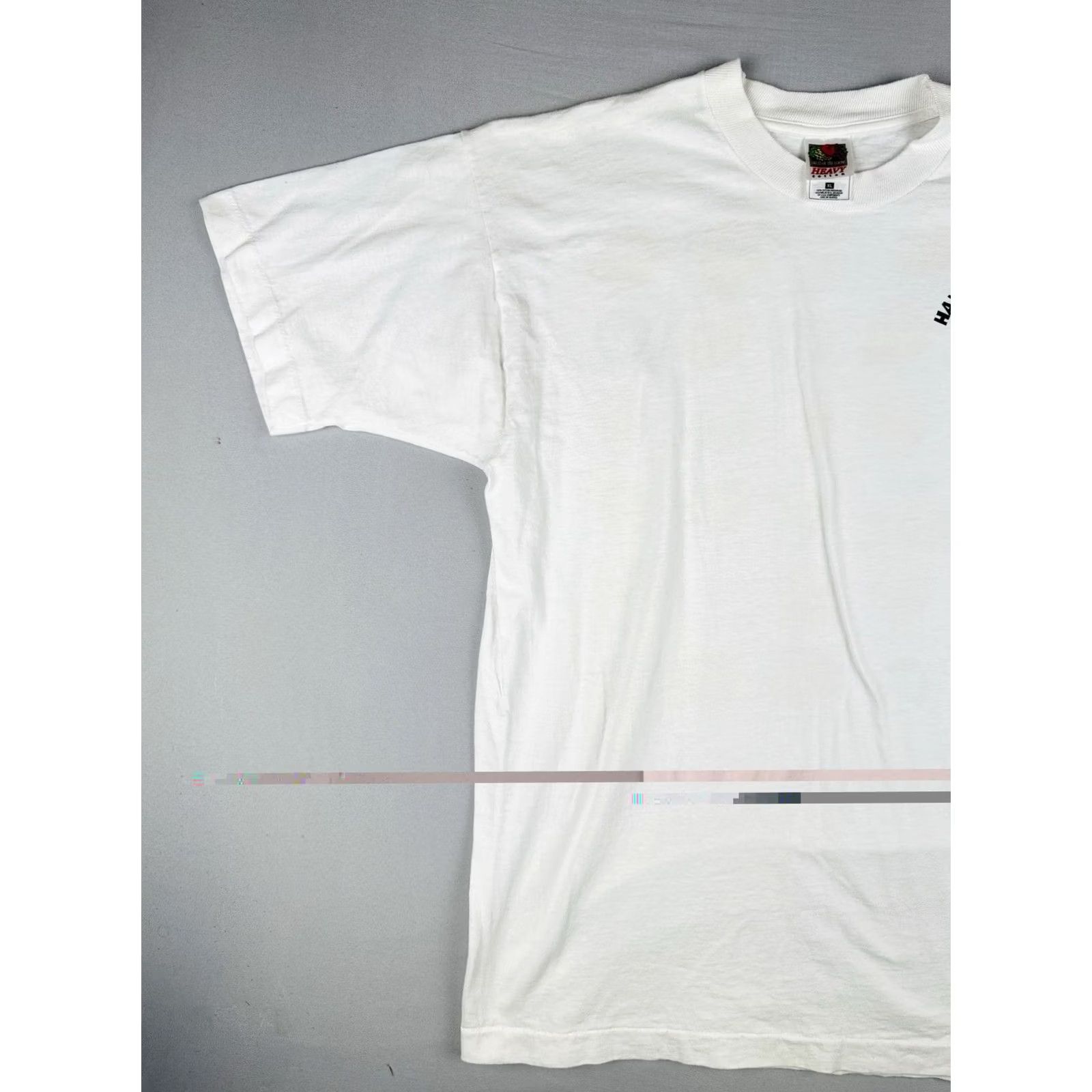 Fruit Of The Loom VINTAGE 90s Have A Day Smiley Face Tshirt XL White Single Stitch Fruit of the Loom Mens Size US XL / EU 56 / 4 - 5 Thumbnail