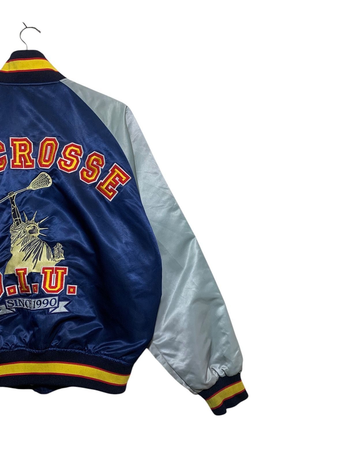 Vintage 🔥VTG LACROSSE COLLAGE BASEBALL JACKETS Size US M / EU 48-50 / 2 - 3 Thumbnail