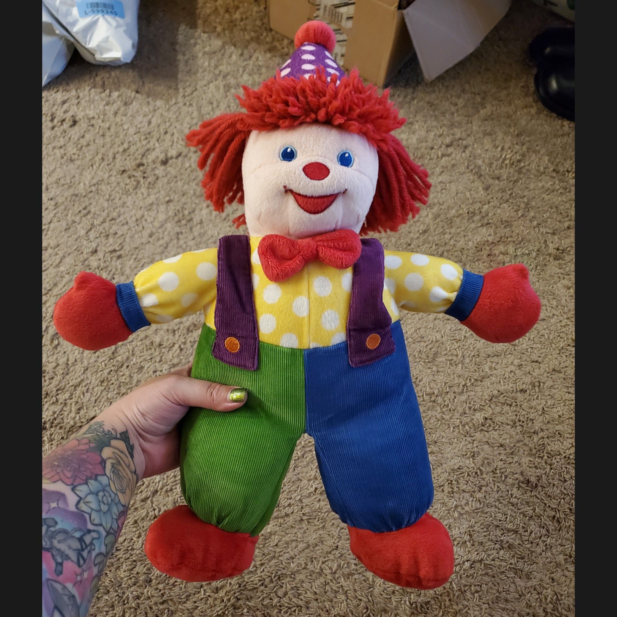 Vintage *VINTAGE* 2005 Gymbo the Clown Plush Size ONE SIZE - 1 Thumbnail