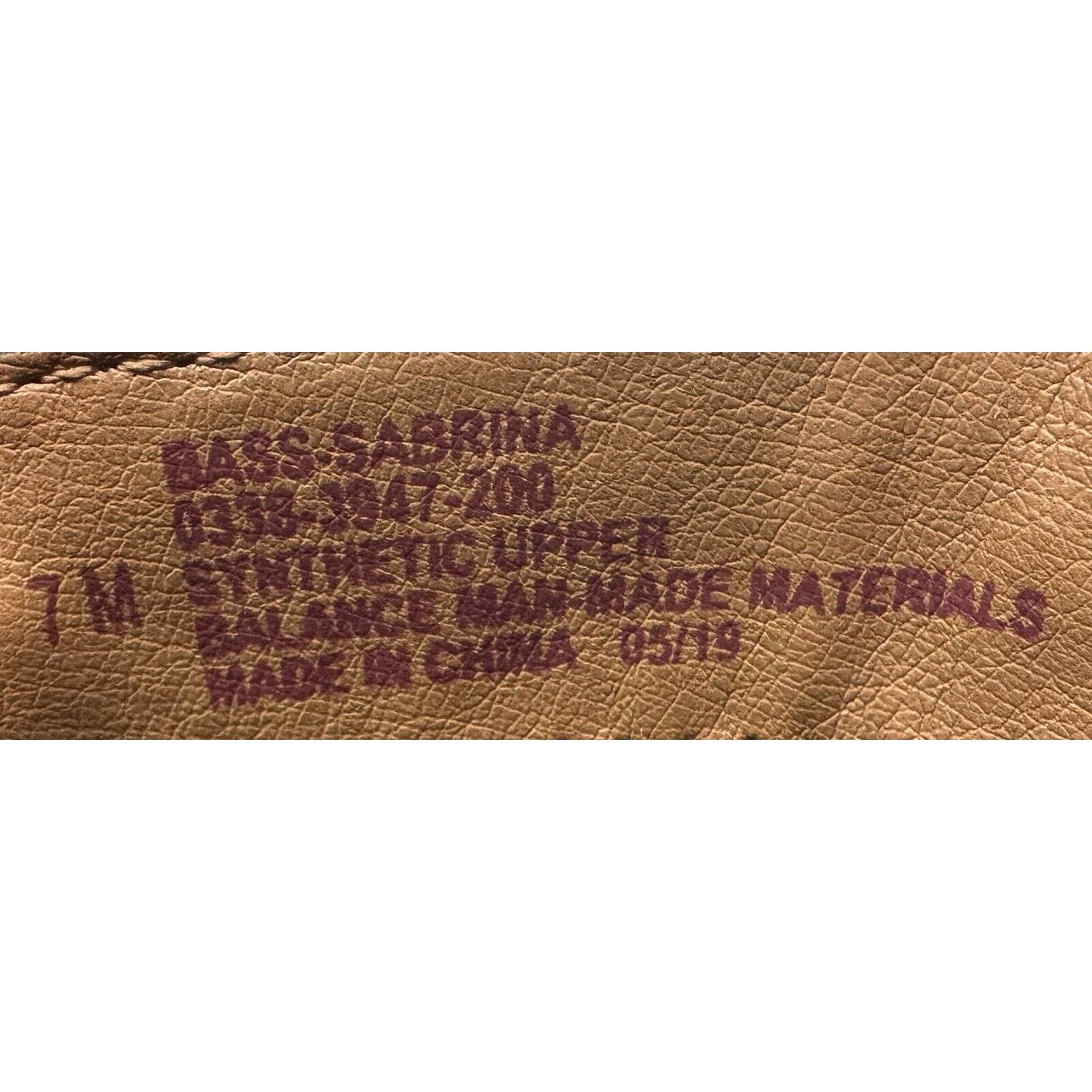 G.H. Bass & Co. GH Bass & Co 7M Zabrina Ankle Bootie Brown Faux Leather Size US 7 / IT 37 - 8 Thumbnail