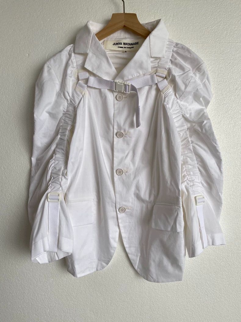 Comme des Garcons Comme Des Garcons Deconstructed jacket with drawstring ple Size M / US 6-8 / IT 42-44 - 2 Thumbnail