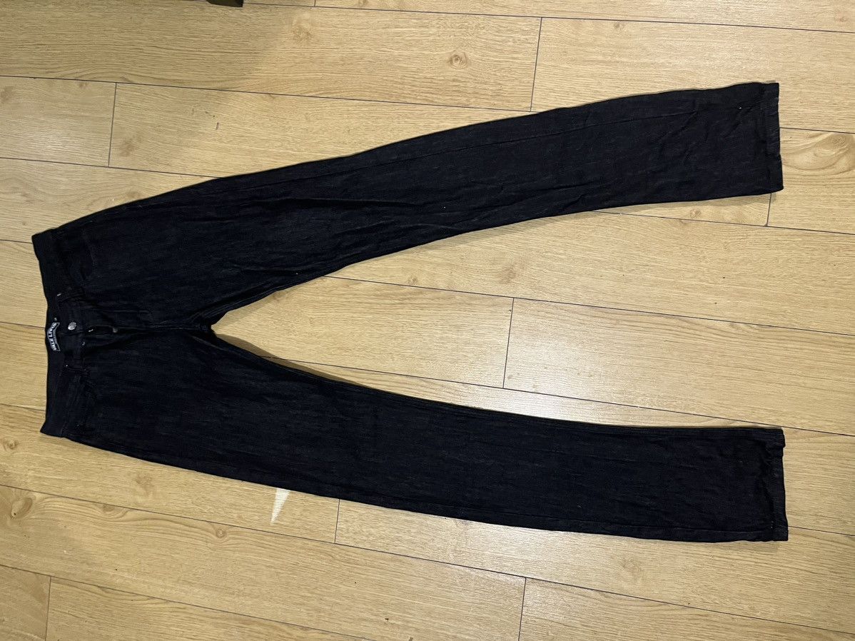 Designer × Vale Vale Lives Raw Black Stacked Denim Size US 34 / EU 50 - 2 Thumbnail