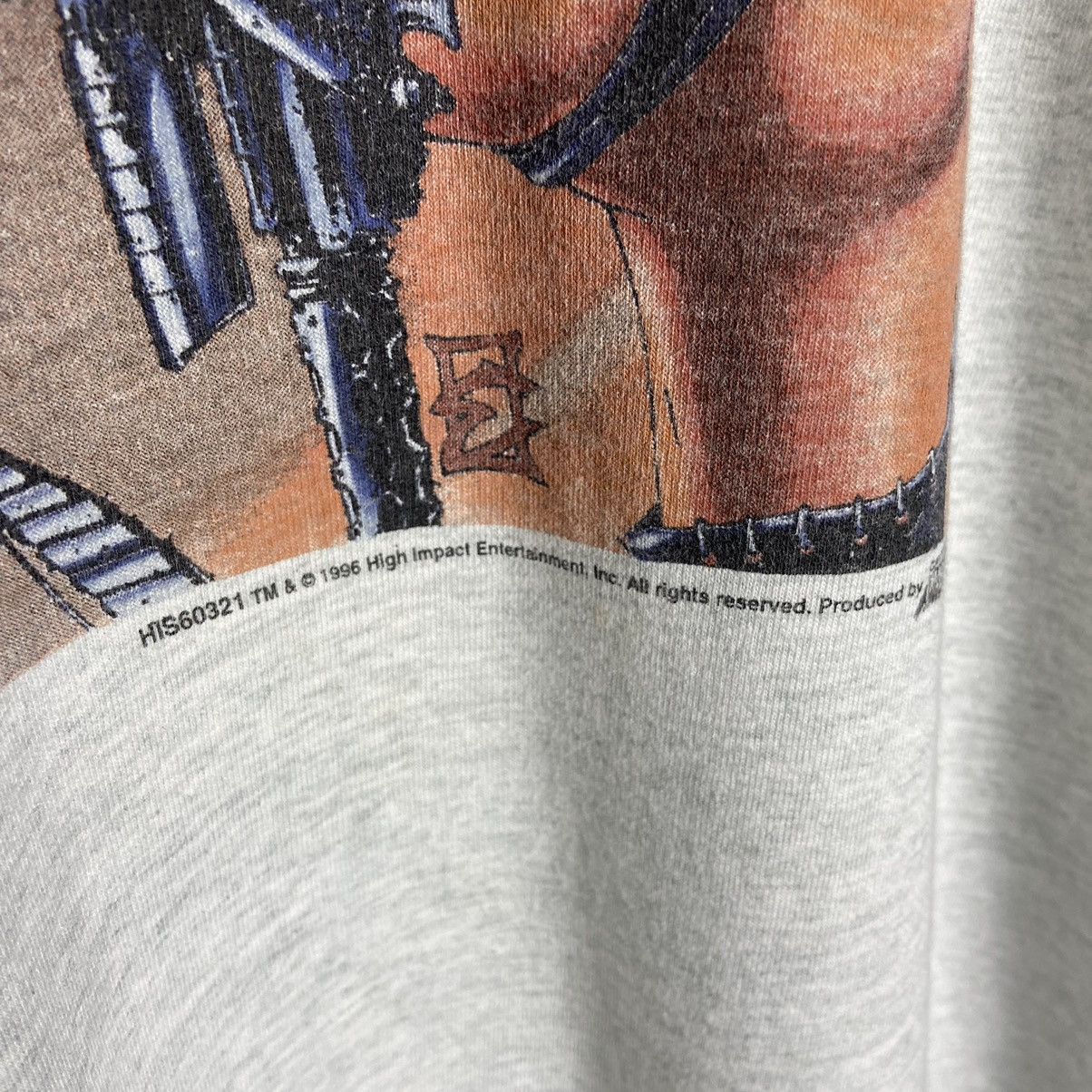 Vintage Rare Vintage 90s High Impact Double Impact Comic T-Shirt Size US XL / EU 56 / 4 - 5 Thumbnail