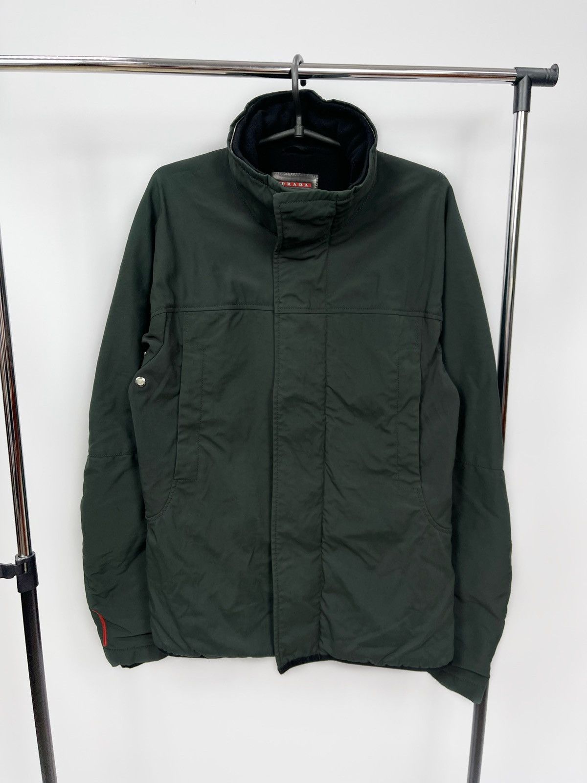 Prada Prada Ski Jacket Men Size 50 Vintage 90s Green Art.SGA393 