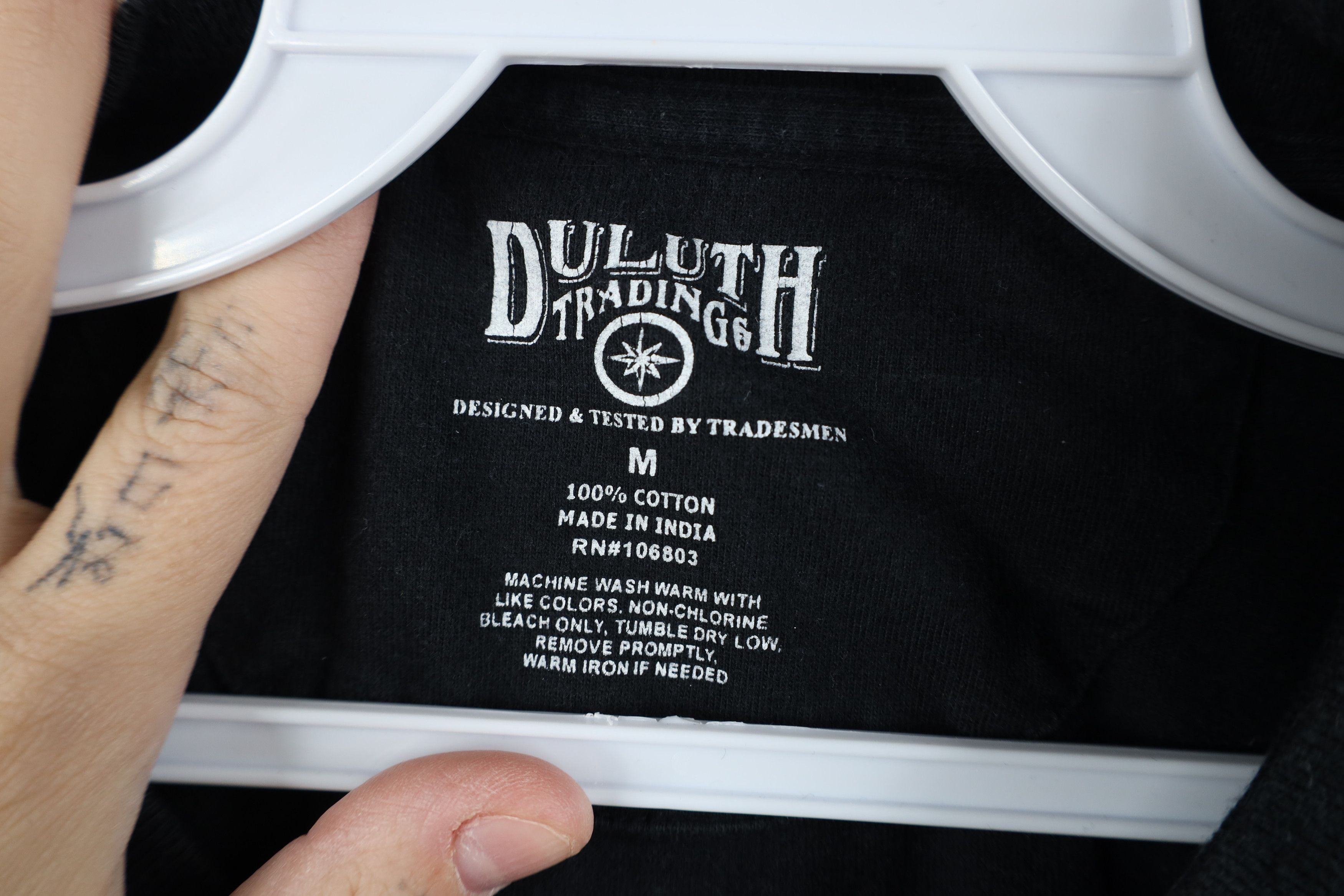 Duluth Trading Company Duluth Trading Co Blank Heavy Cotton Pocket T-Shirt Black Size US M / EU 48-50 / 2 - 8 Thumbnail