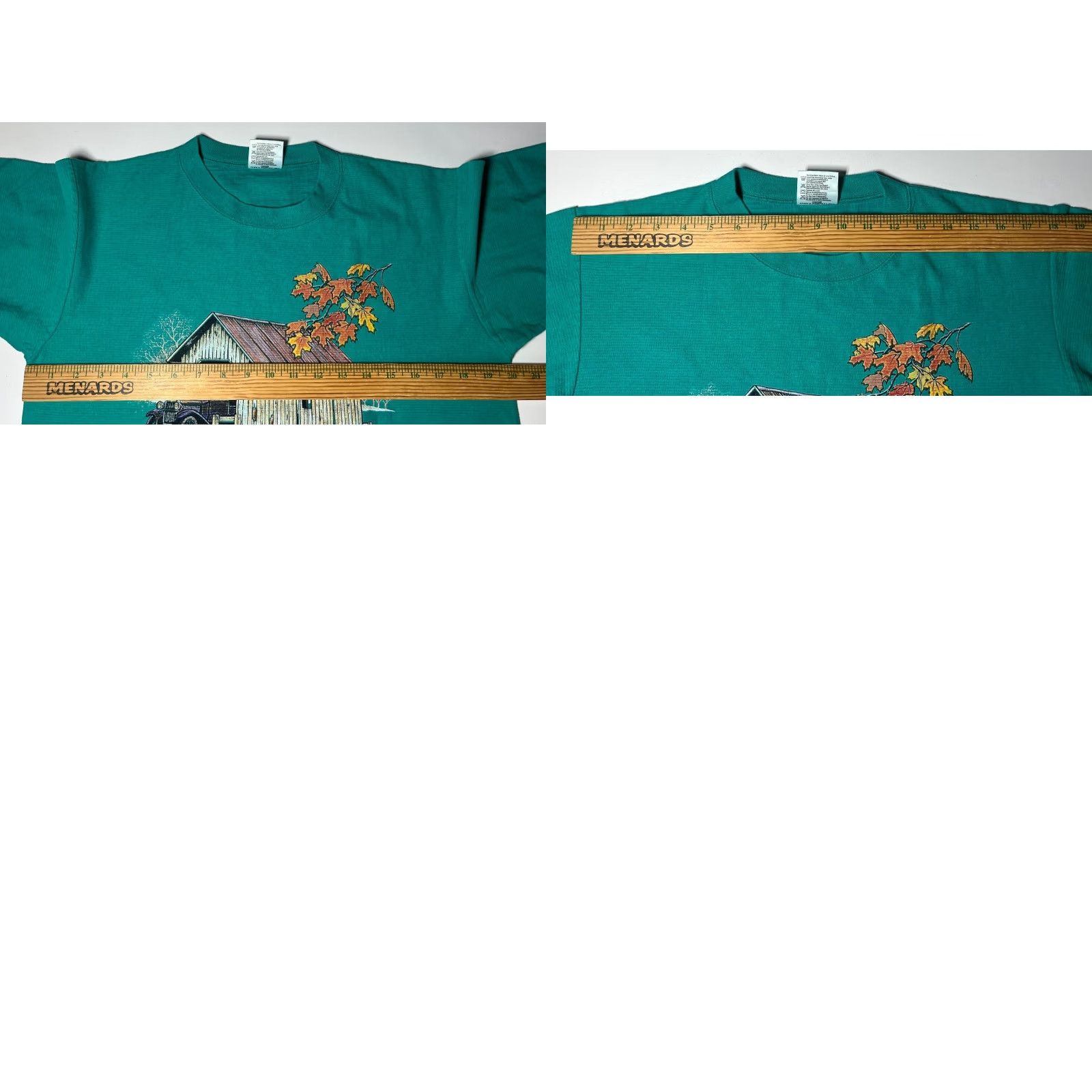 Vintage VINTAGE Oneita T-Shirt Unisex Adults 90s Stowe Vermont Cotton Teal Size M Crew Neck Short Sleeve Heavyweight 100% Made in USA Size US M / EU 48-50 / 2 - 9 Thumbnail