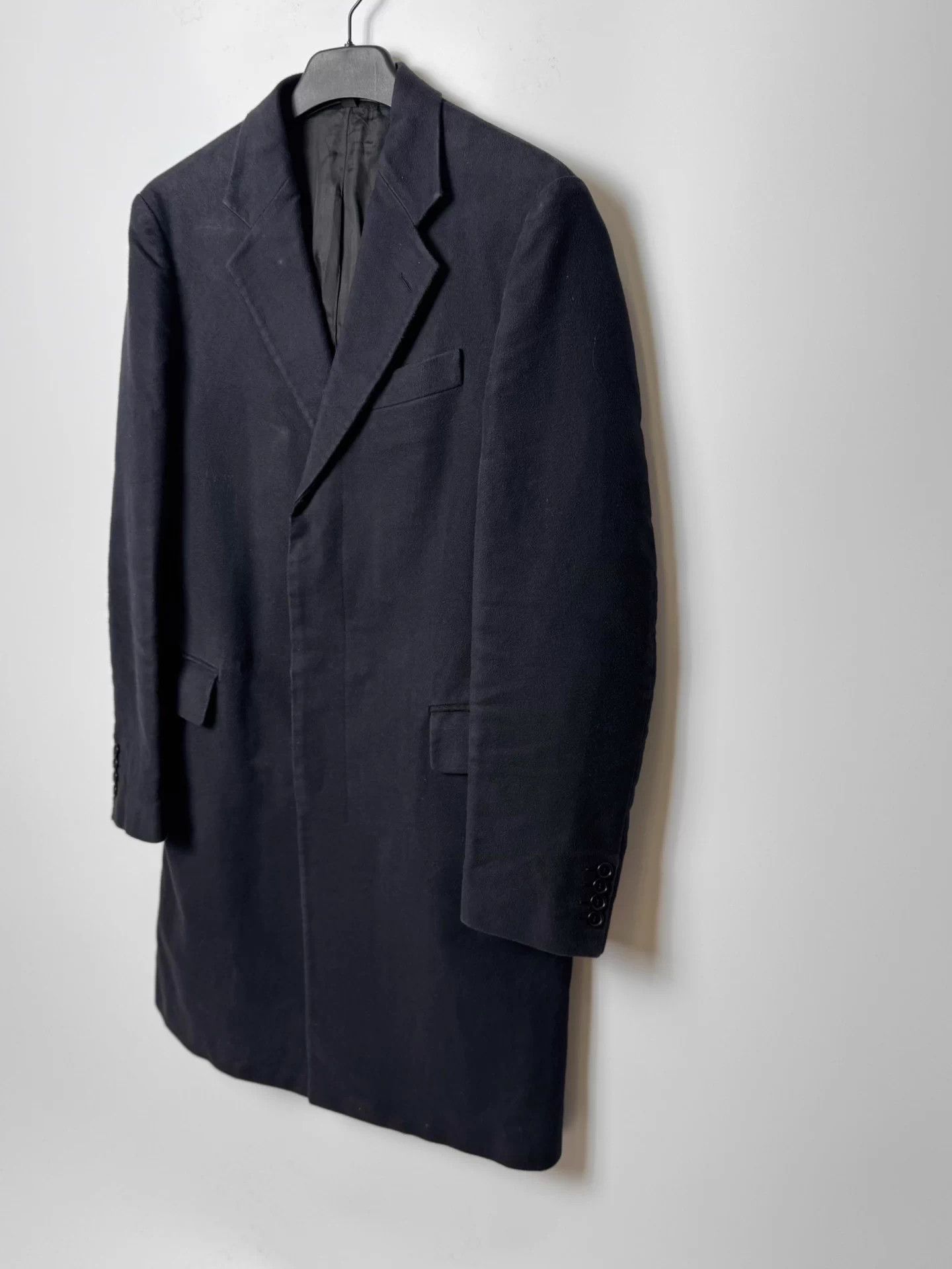 Helmut Lang Helmut Lang 2003 Chestfield Moleskin Black Coat 46 Size US S / EU 44-46 / 1 - 3 Thumbnail