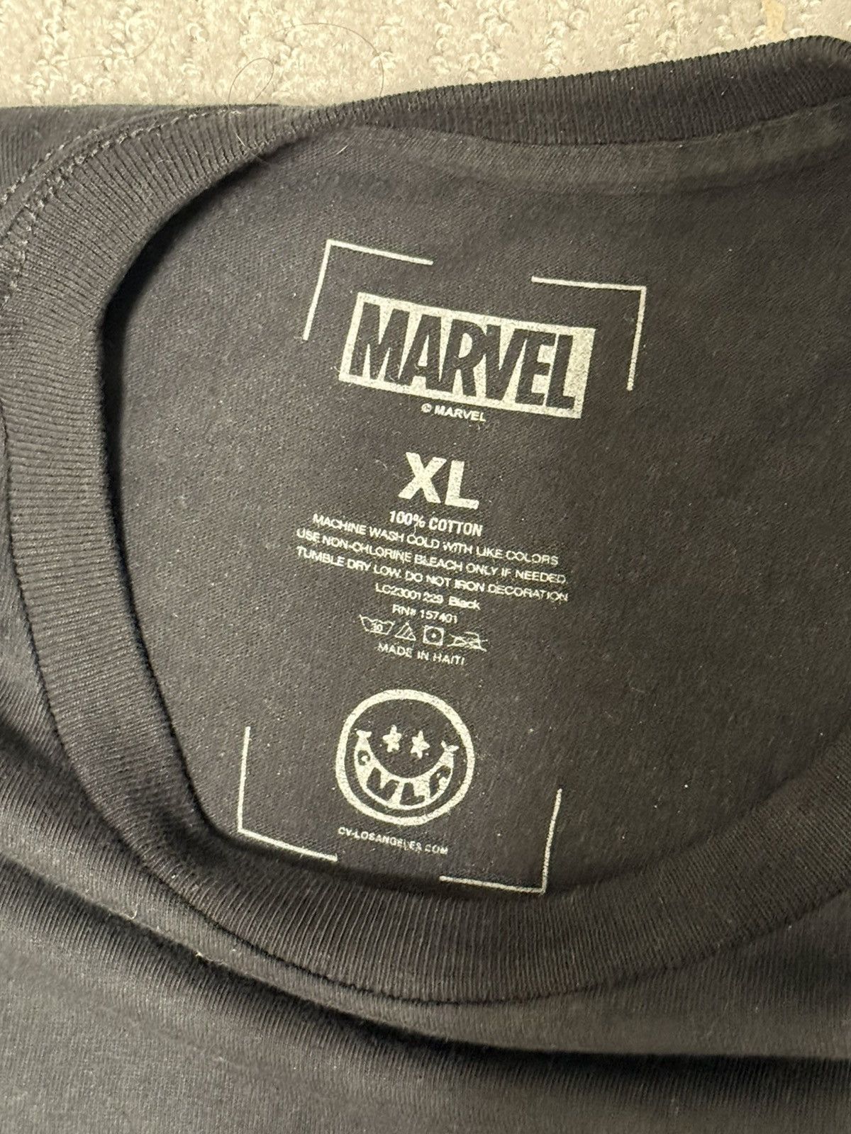 Marvel Comics Black Marvel Venom Tee XL Size US XL / EU 56 / 4 - 5 Thumbnail