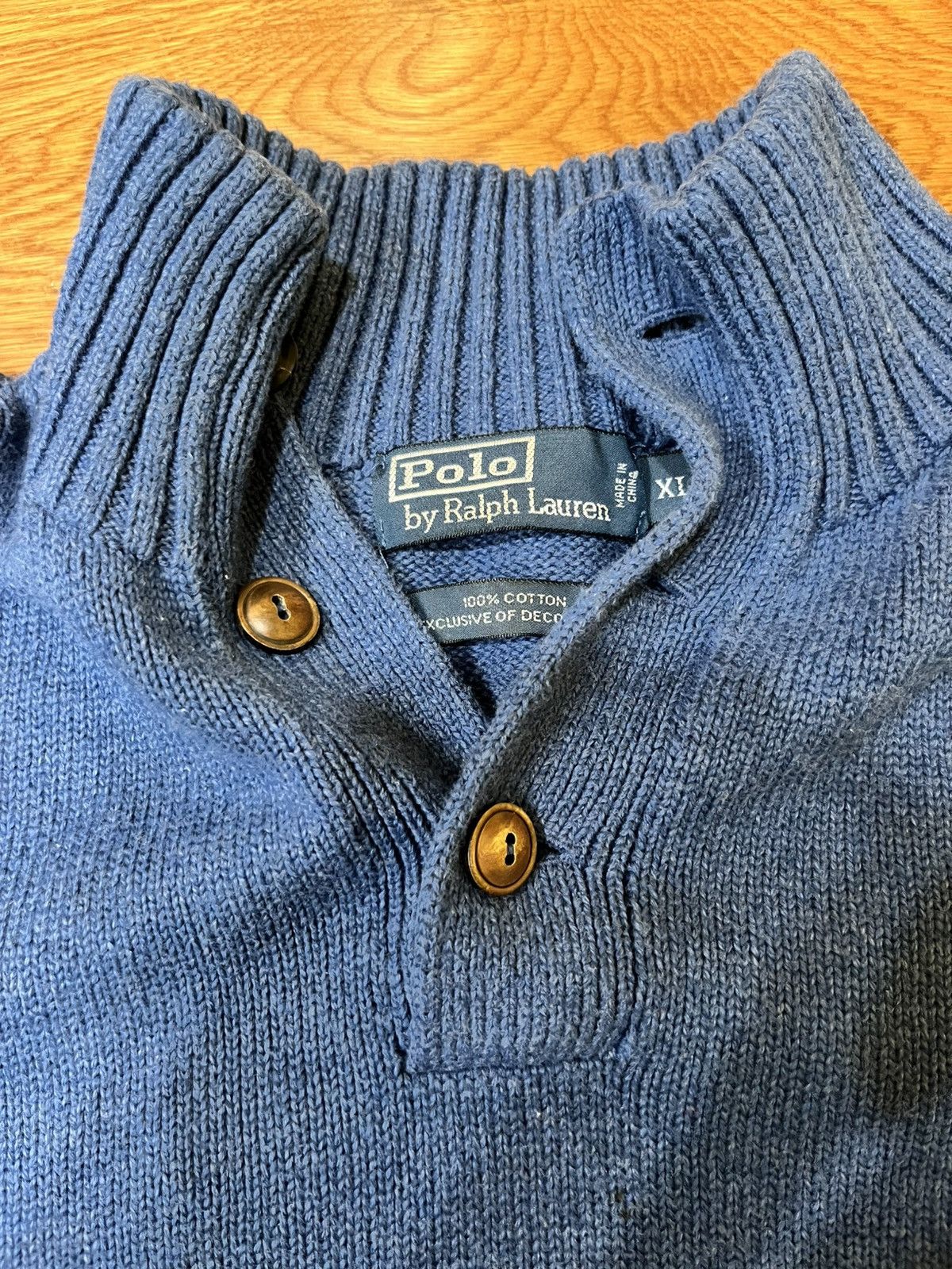 Polo Ralph Lauren × Vintage Vintage Polo sweater Size US XL / EU 56 / 4 - 3 Thumbnail