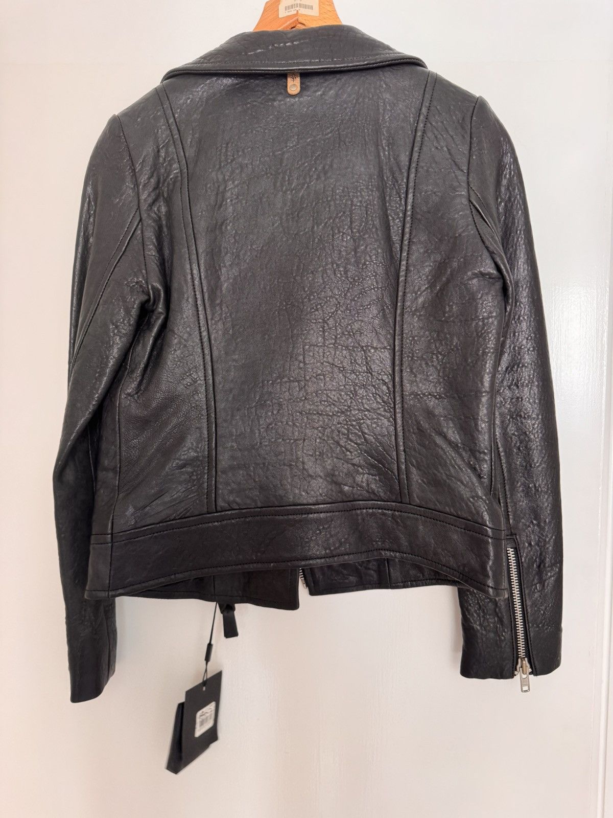 Mackage Mackage Black Leather Biker Jacket Small Brand New with Tags Size S / US 4 / IT 40 - 14 Thumbnail