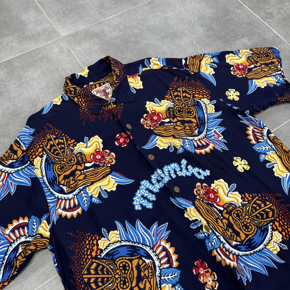 Mambo Vintage Mambo Hawaiian Shirt Tribal Surf Print Short Sleeve Size US L / EU 52-54 / 3 - 5 Thumbnail